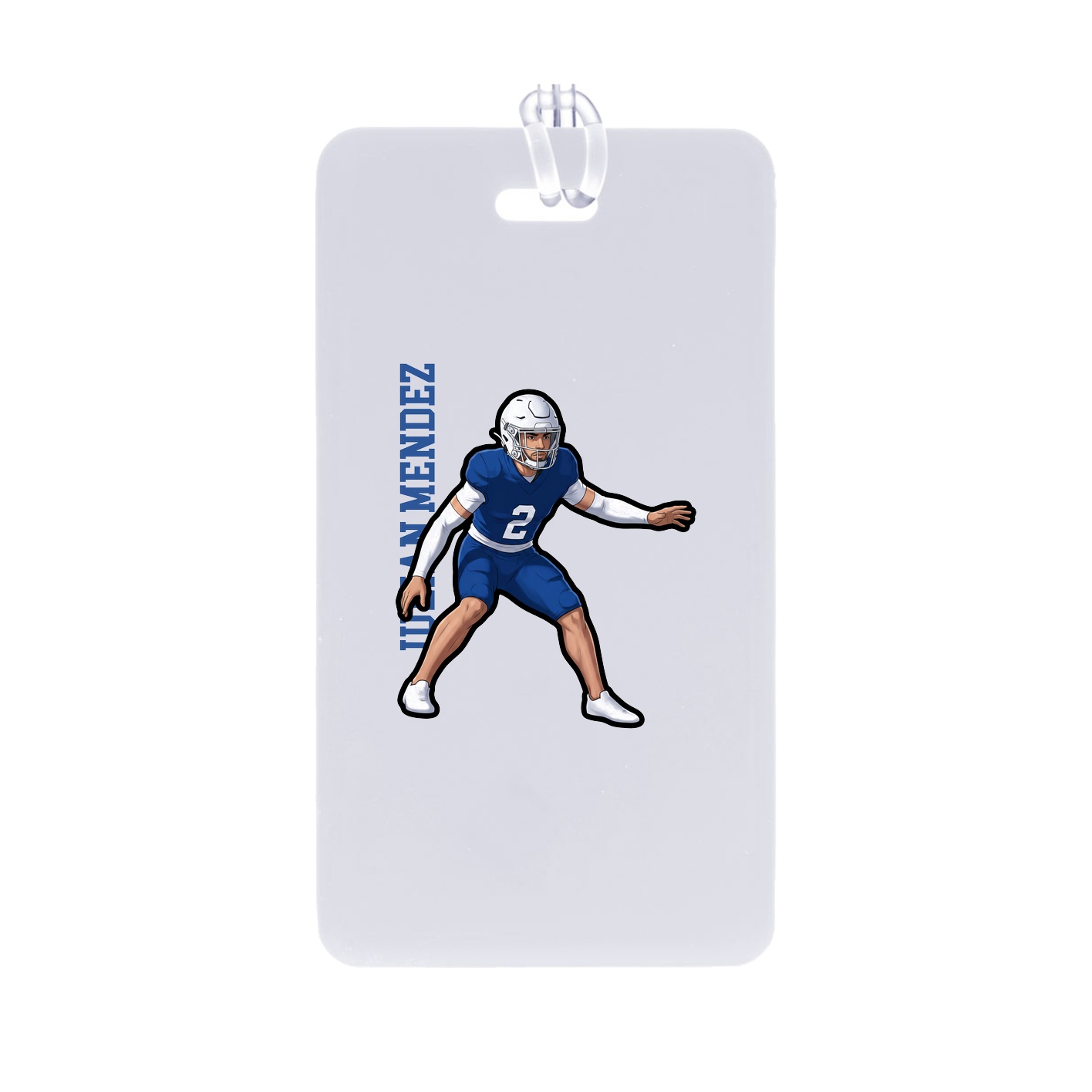 Bag Tag — Name Vertical in Classic