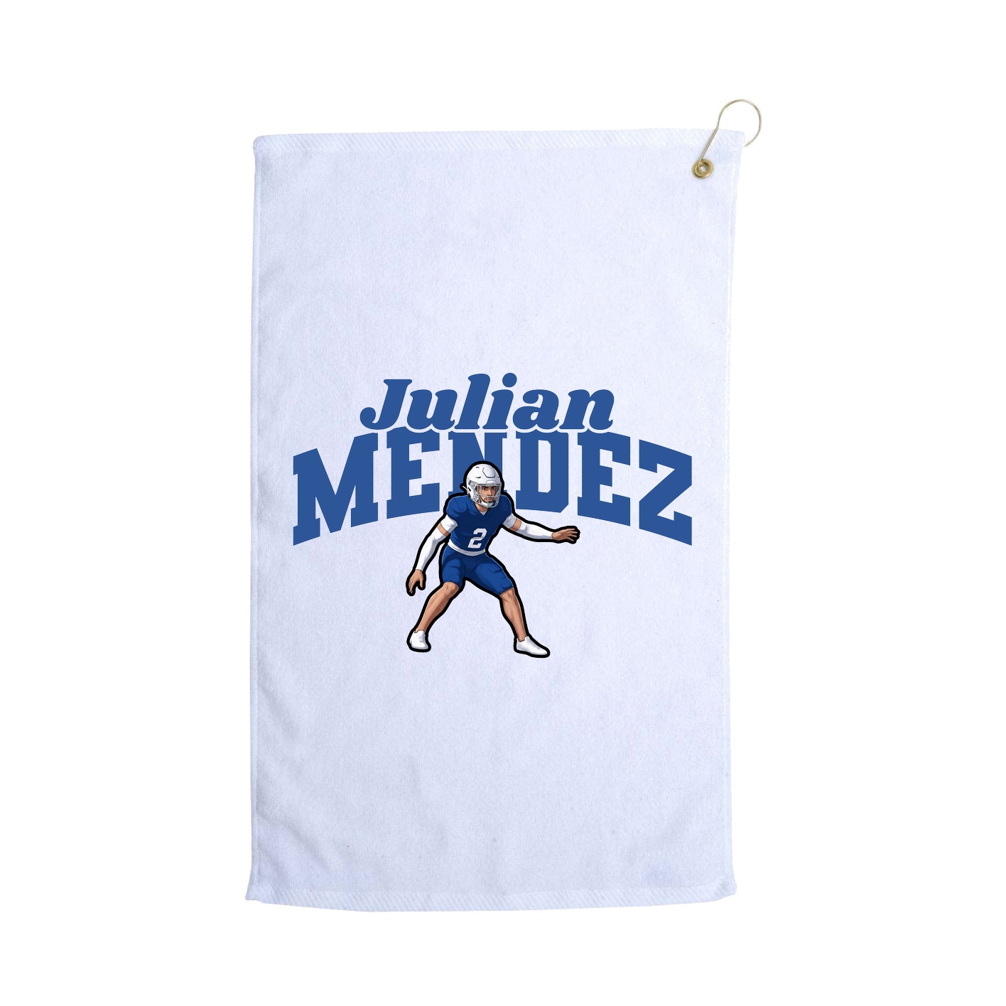 Golf Towel — Signature Arch in White