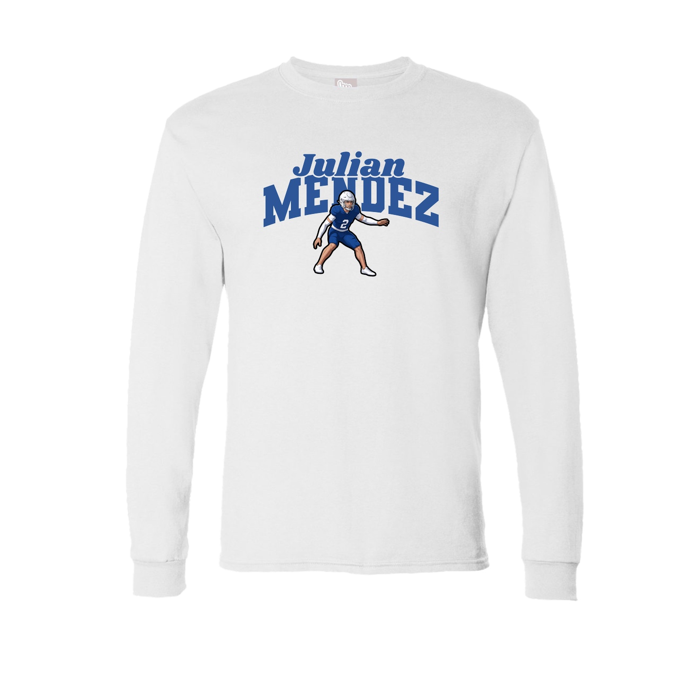 Long Sleeve Tee — Signature Arch in White