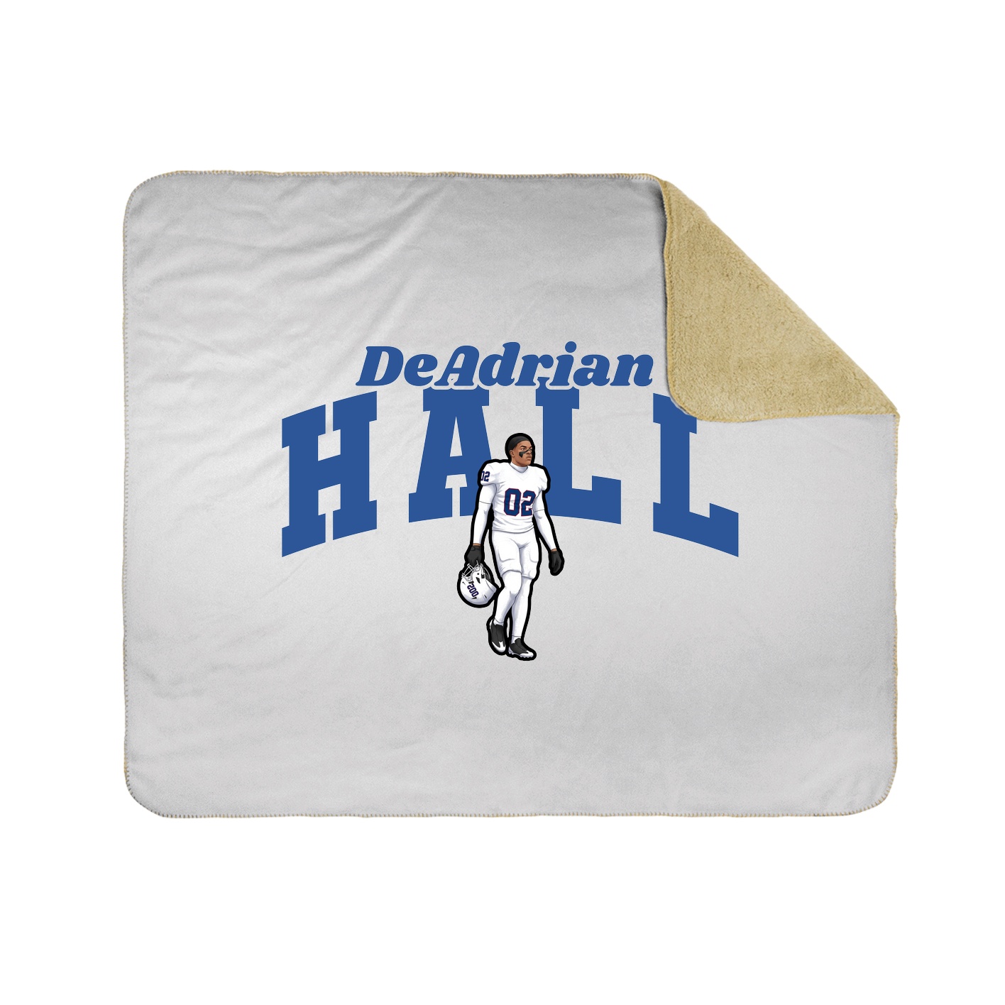 Throw Blanket — Signature Arch in White
