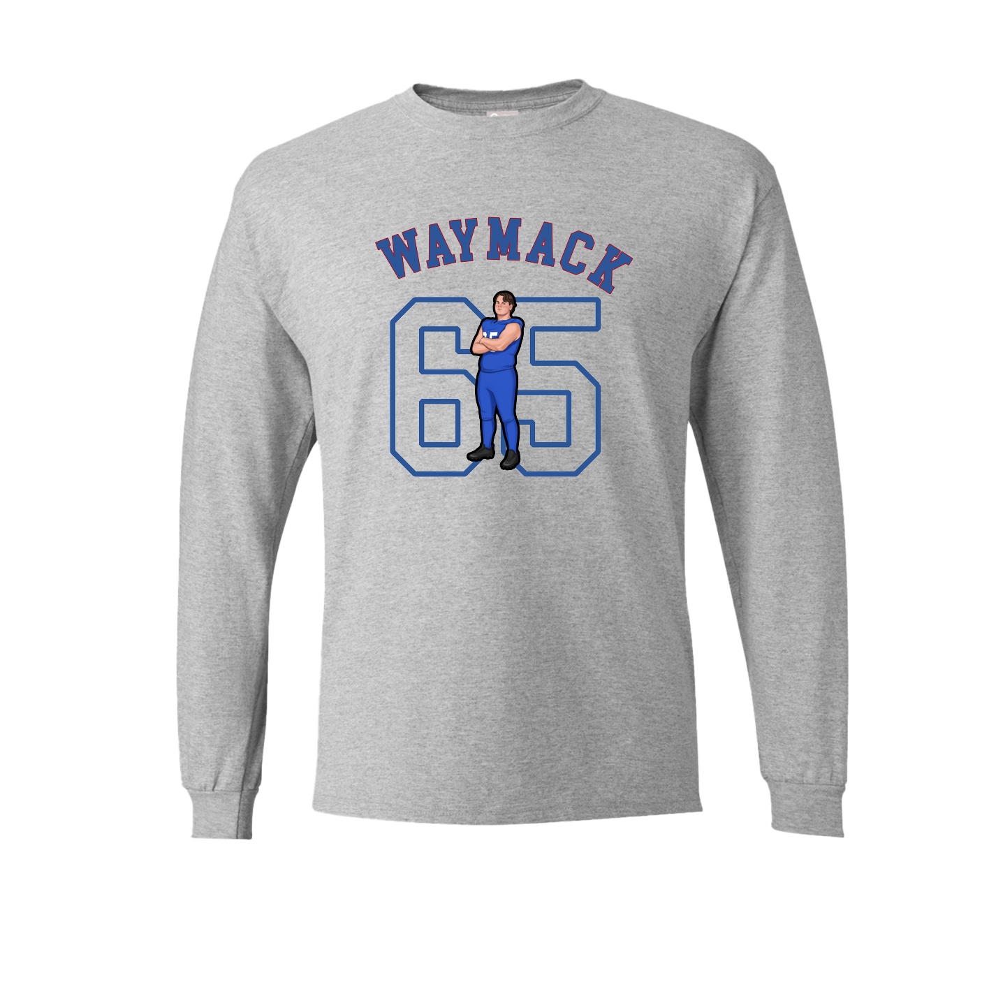 Long Sleeve Tee — Shirsey Arch in Grey