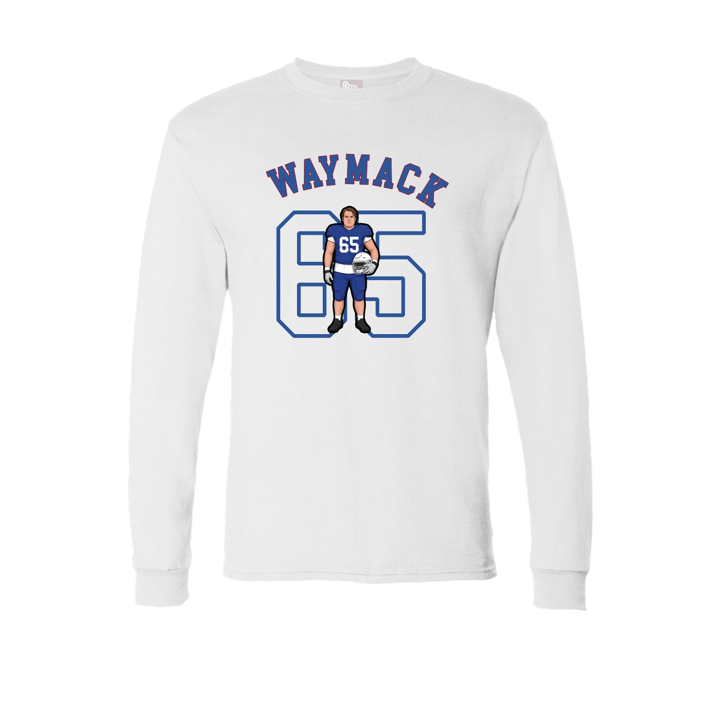 Long Sleeve Tee — Shirsey Arch in White