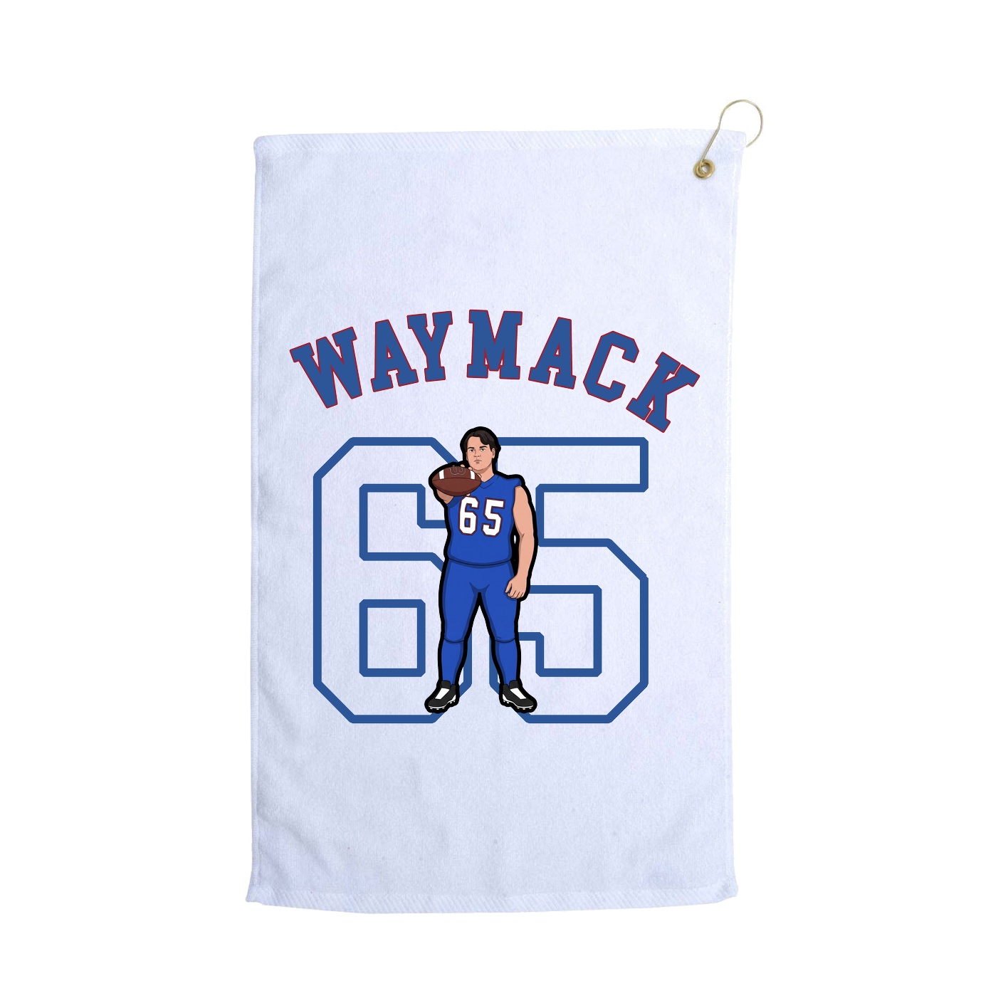 Golf Towel — Shirsey Arch in White