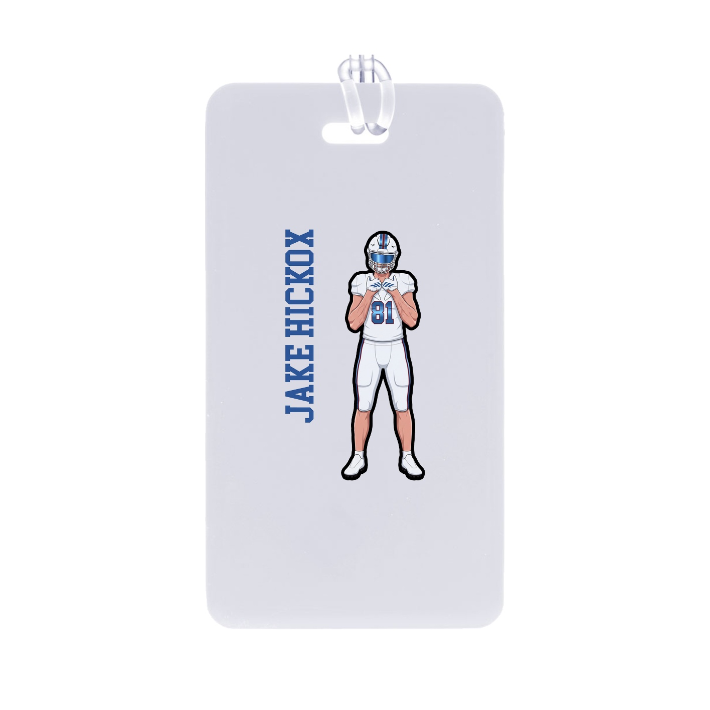 Bag Tag — Name Vertical in Classic