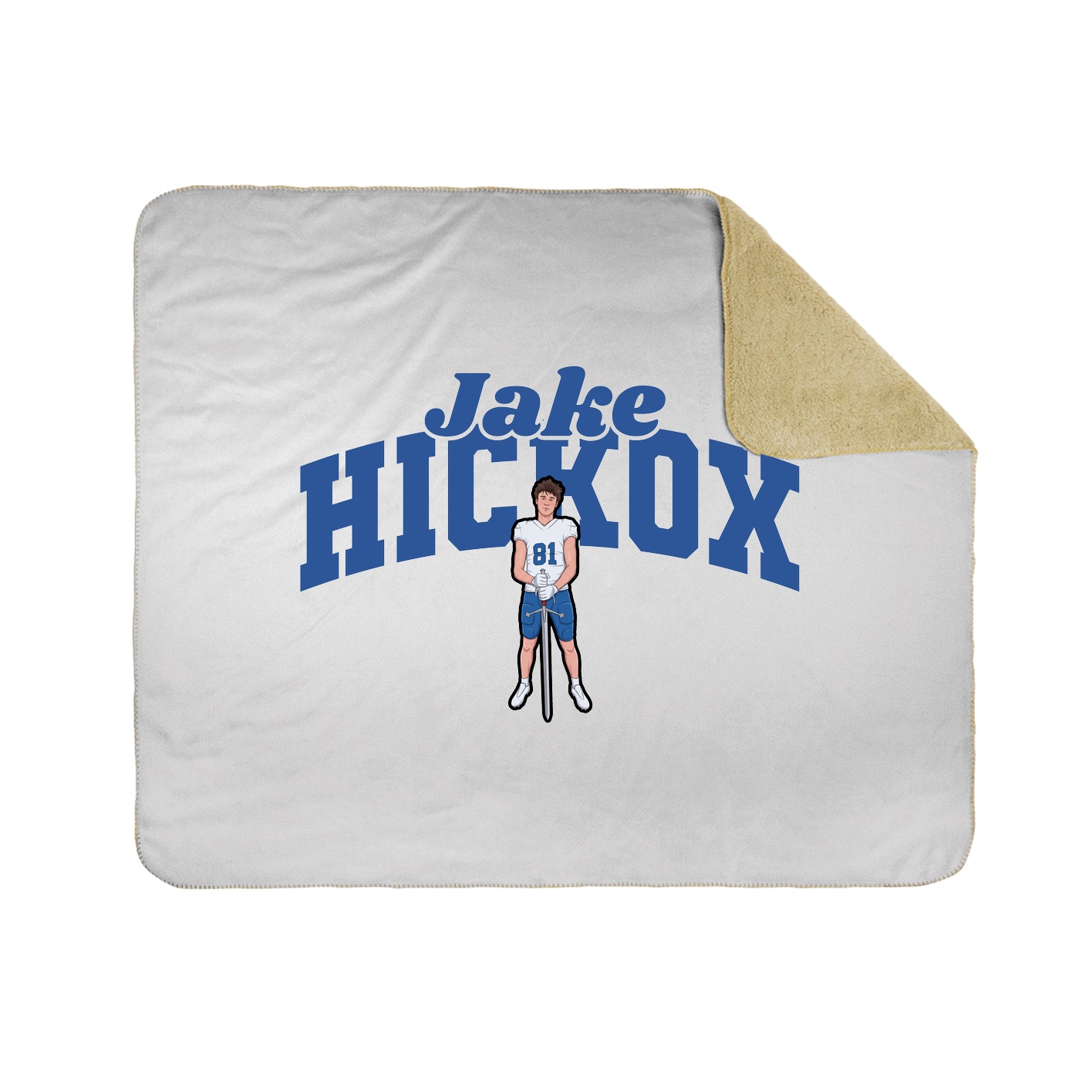 Throw Blanket — Signature Arch in White