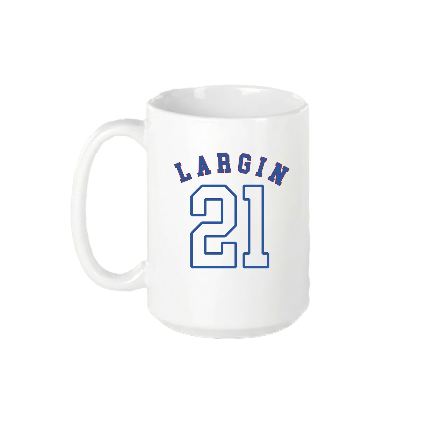 15oz Coffee Mug — Shirsey Arch in White