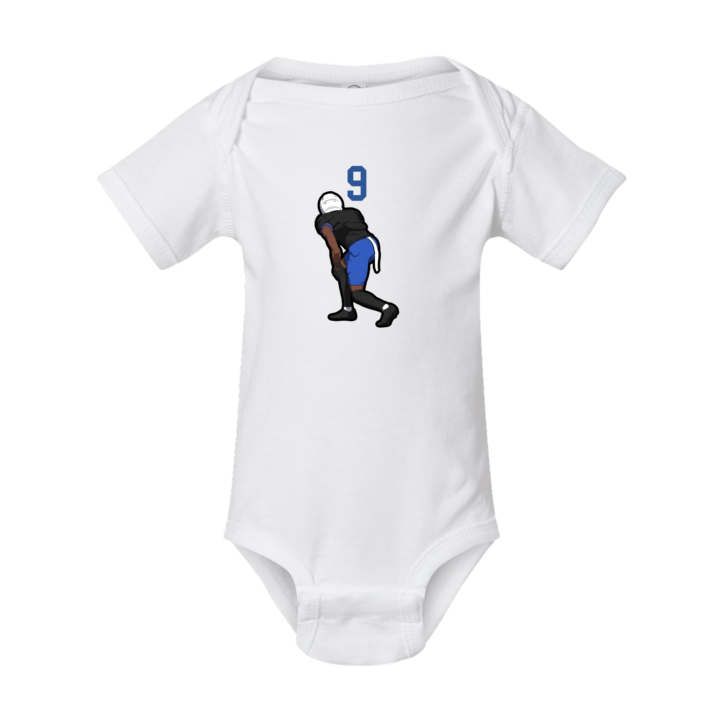 Baby Onesie — Number Top in White