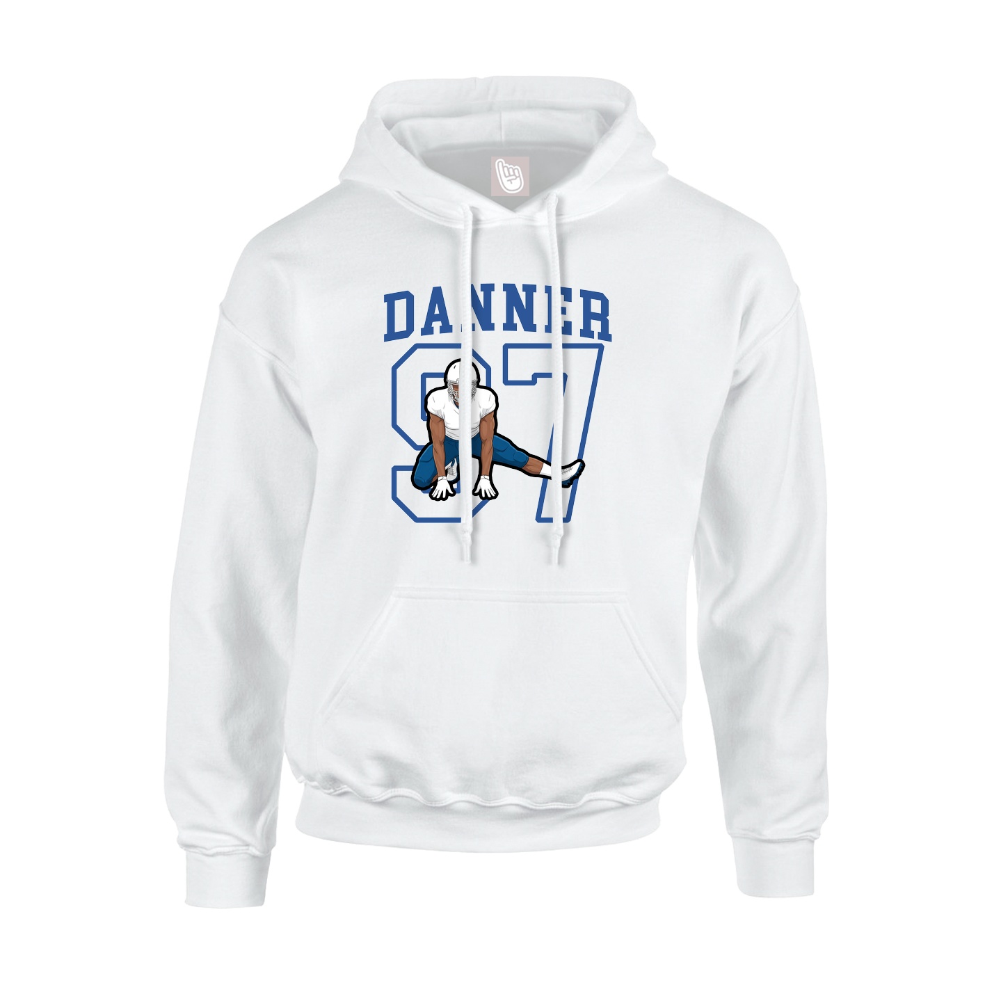 Hoodie — Shirsey in White