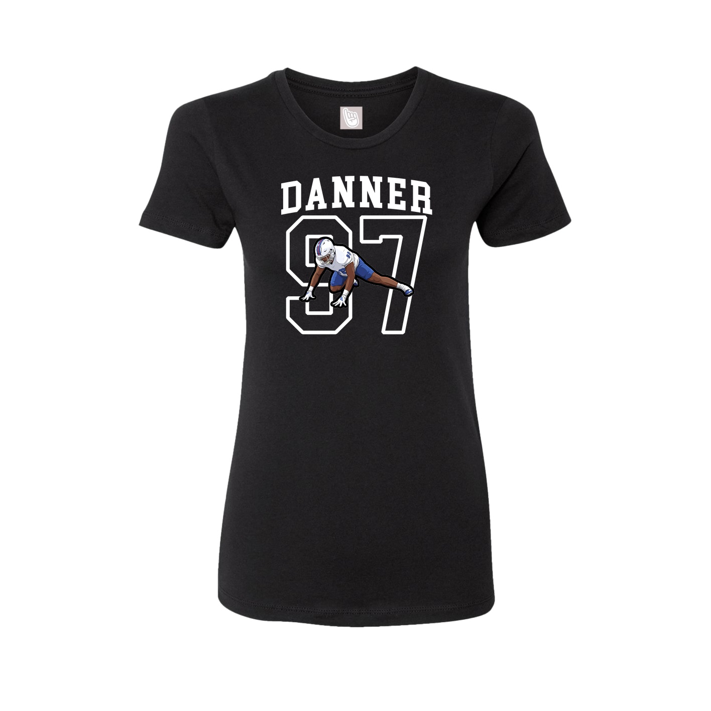 Fitted Women's Tee — Shirsey in Black