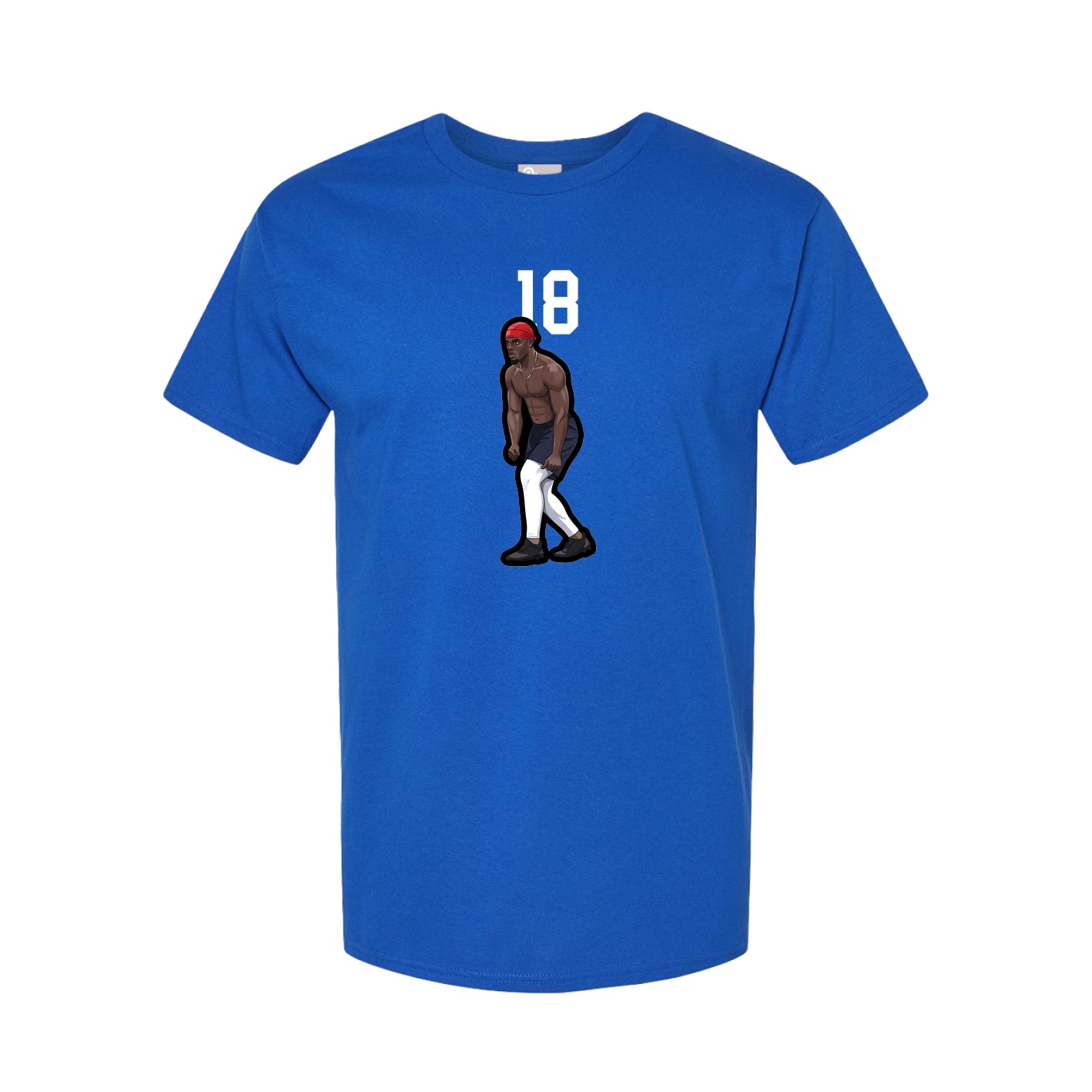 Tee — Number Top in Royal