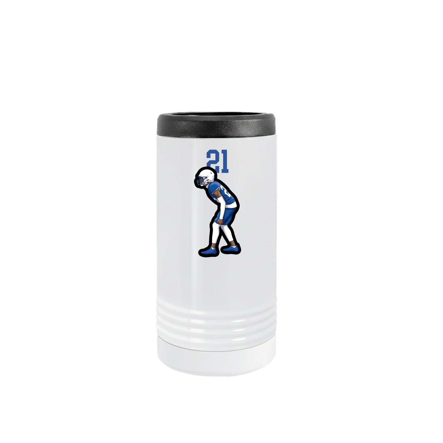 Slim Beverage Holder — Number Top in White