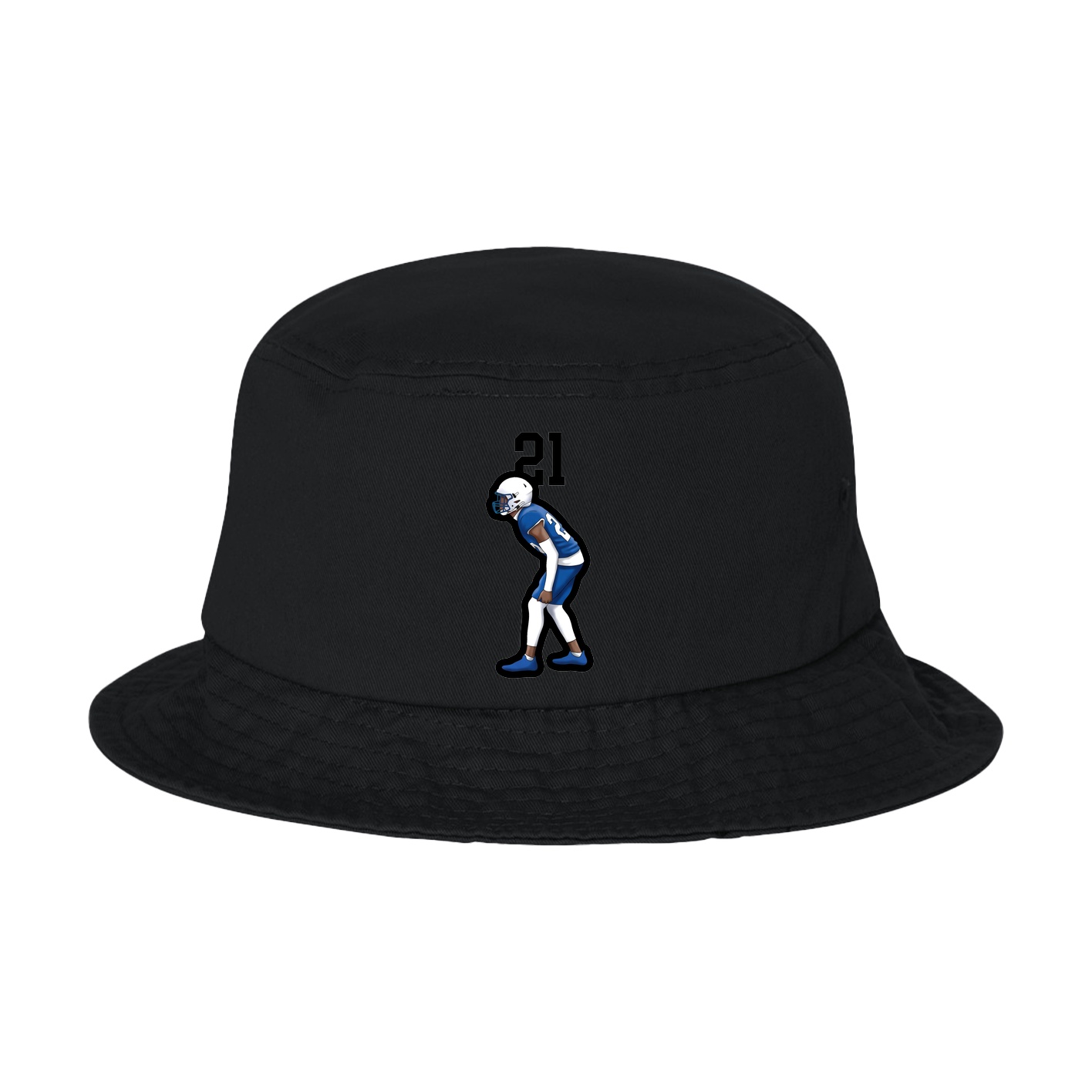 Bucket Cap — Number Top in Black