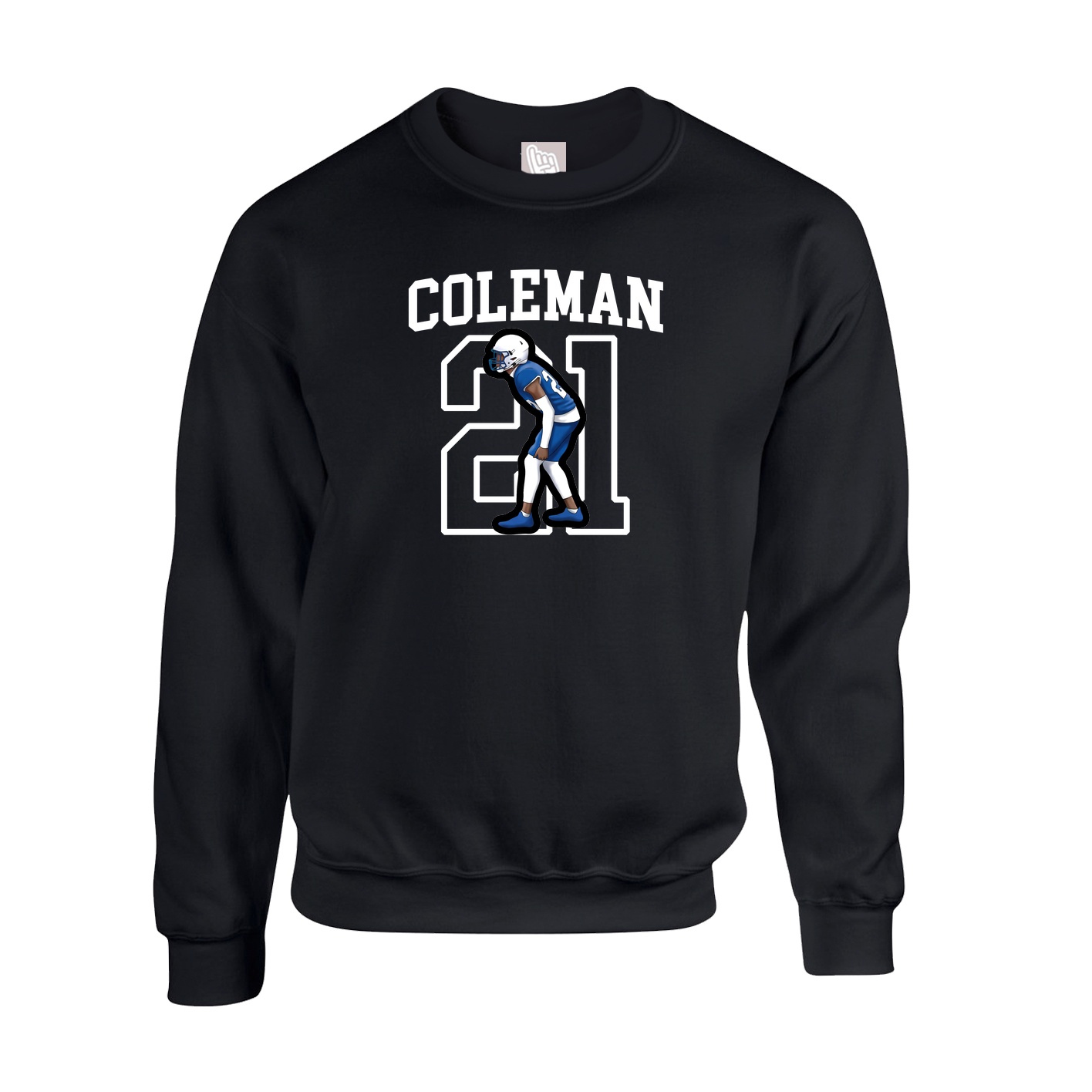 Fleece Crew — Shirsey in Black