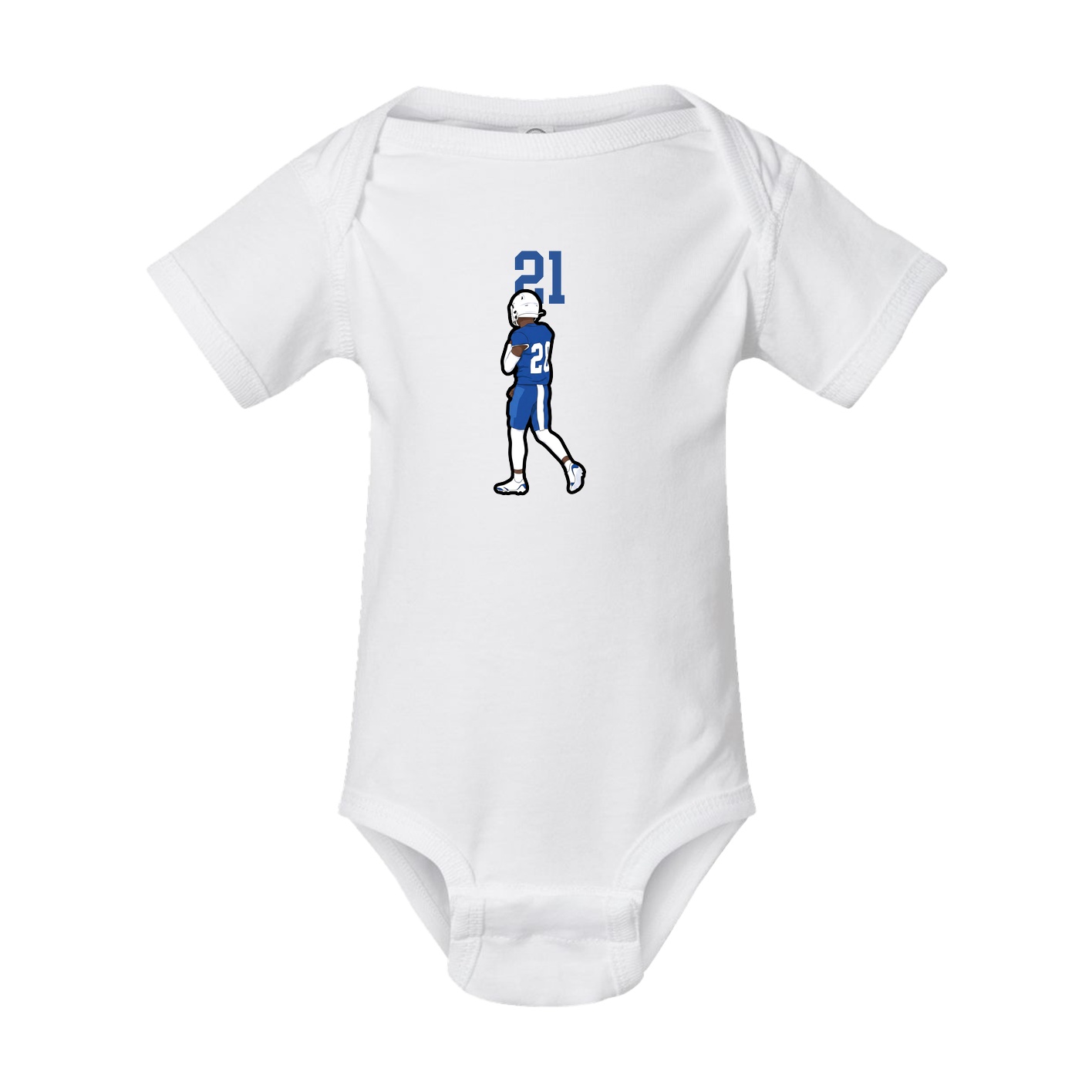 Baby Onesie — Number Top in White
