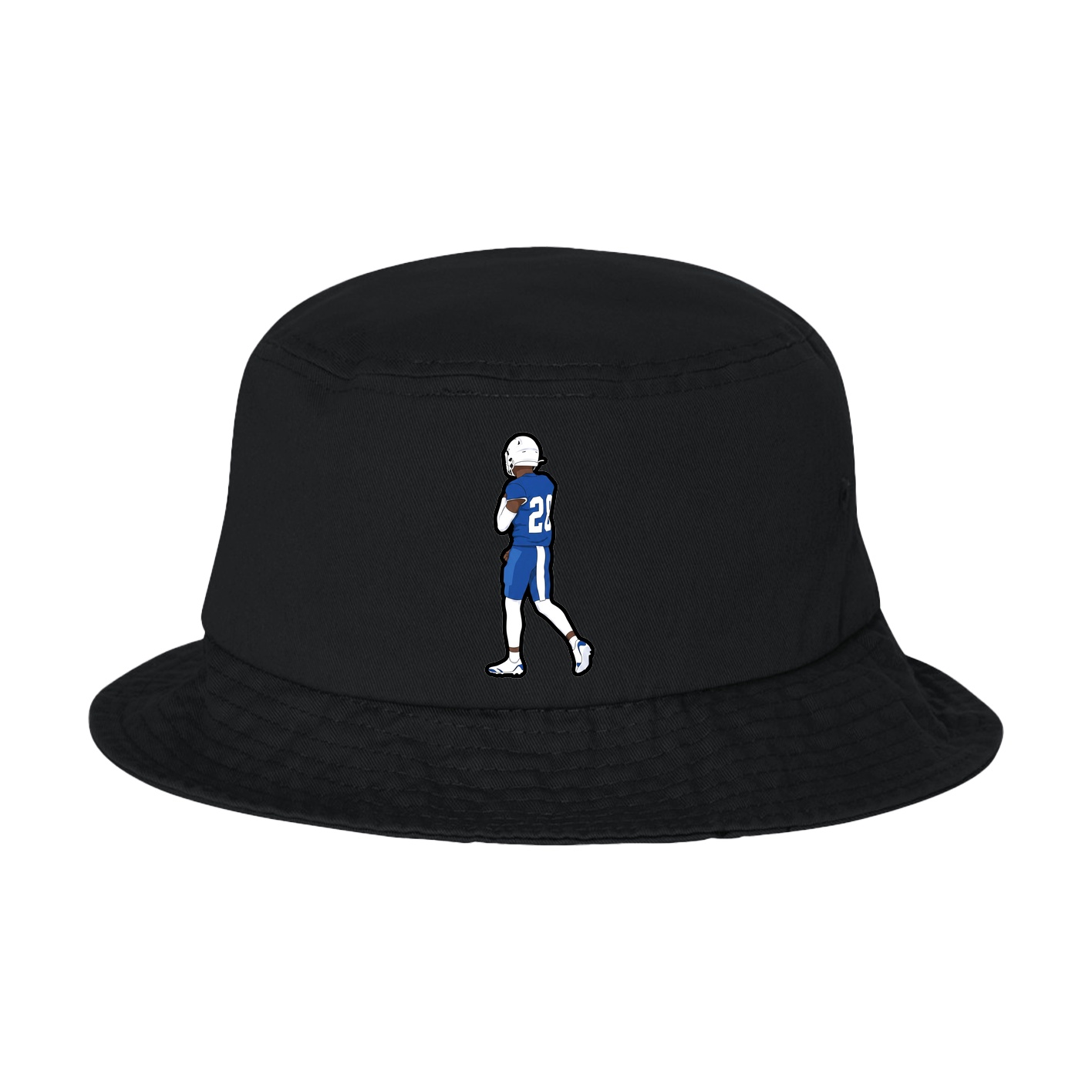 Bucket Cap — Name Vertical in Black