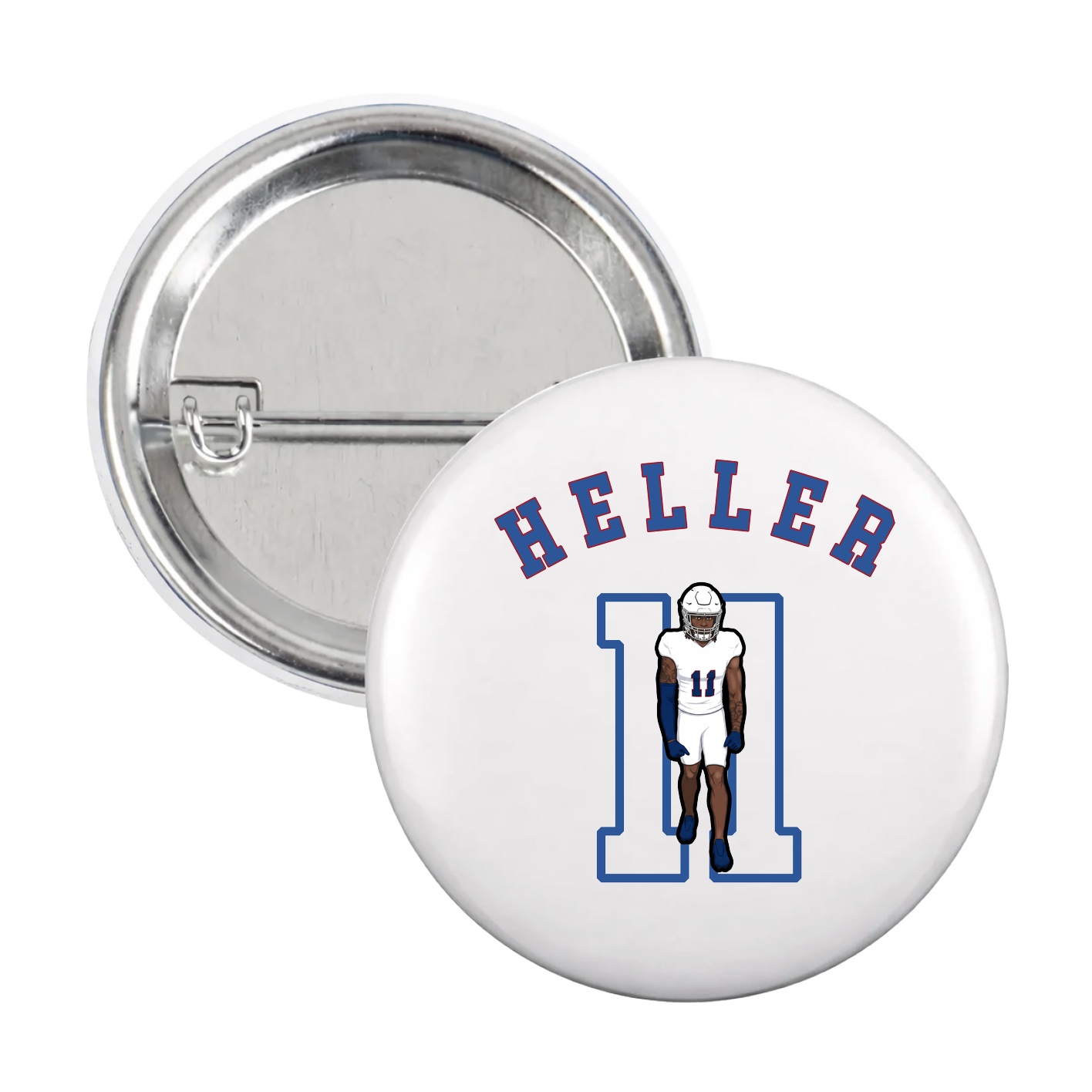 Game Day Button — Shirsey Arch in White