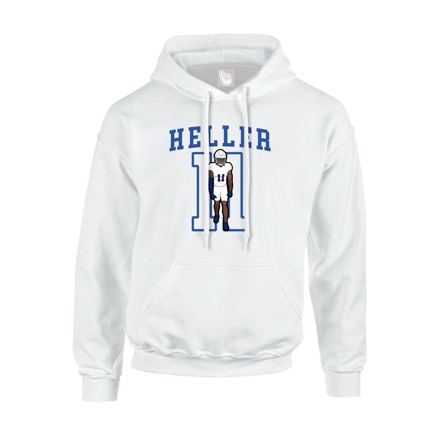 Hoodie — Shirsey in White