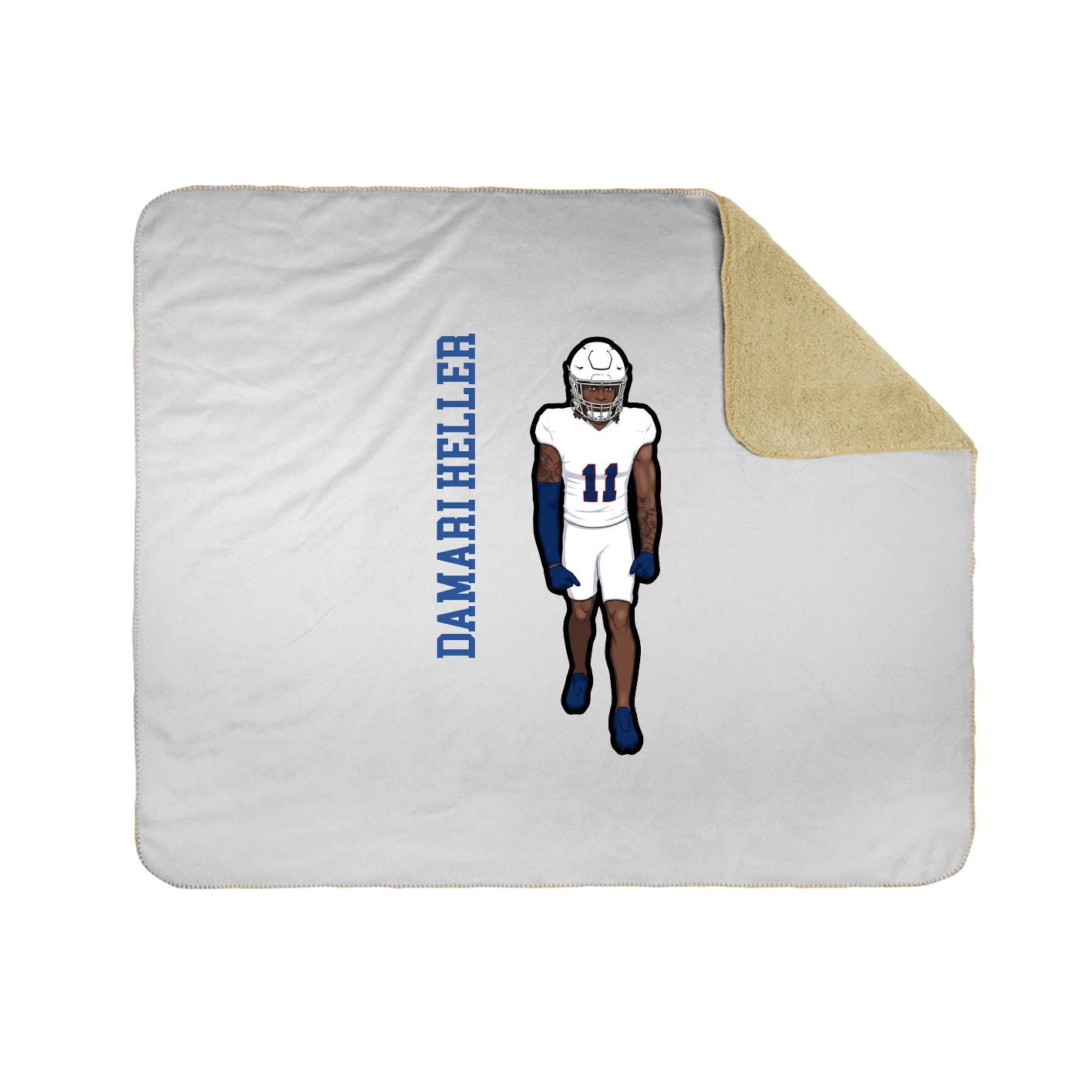 50x60 Sherpa Lined Throw Blanket