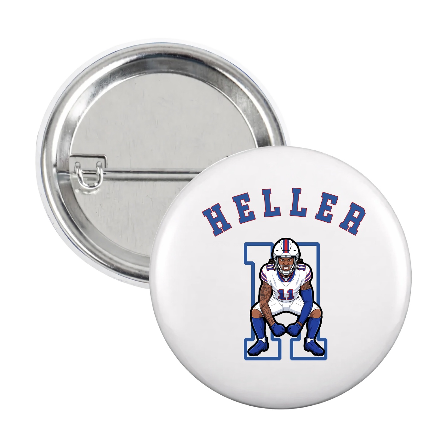Game Day Button — Shirsey Arch in White