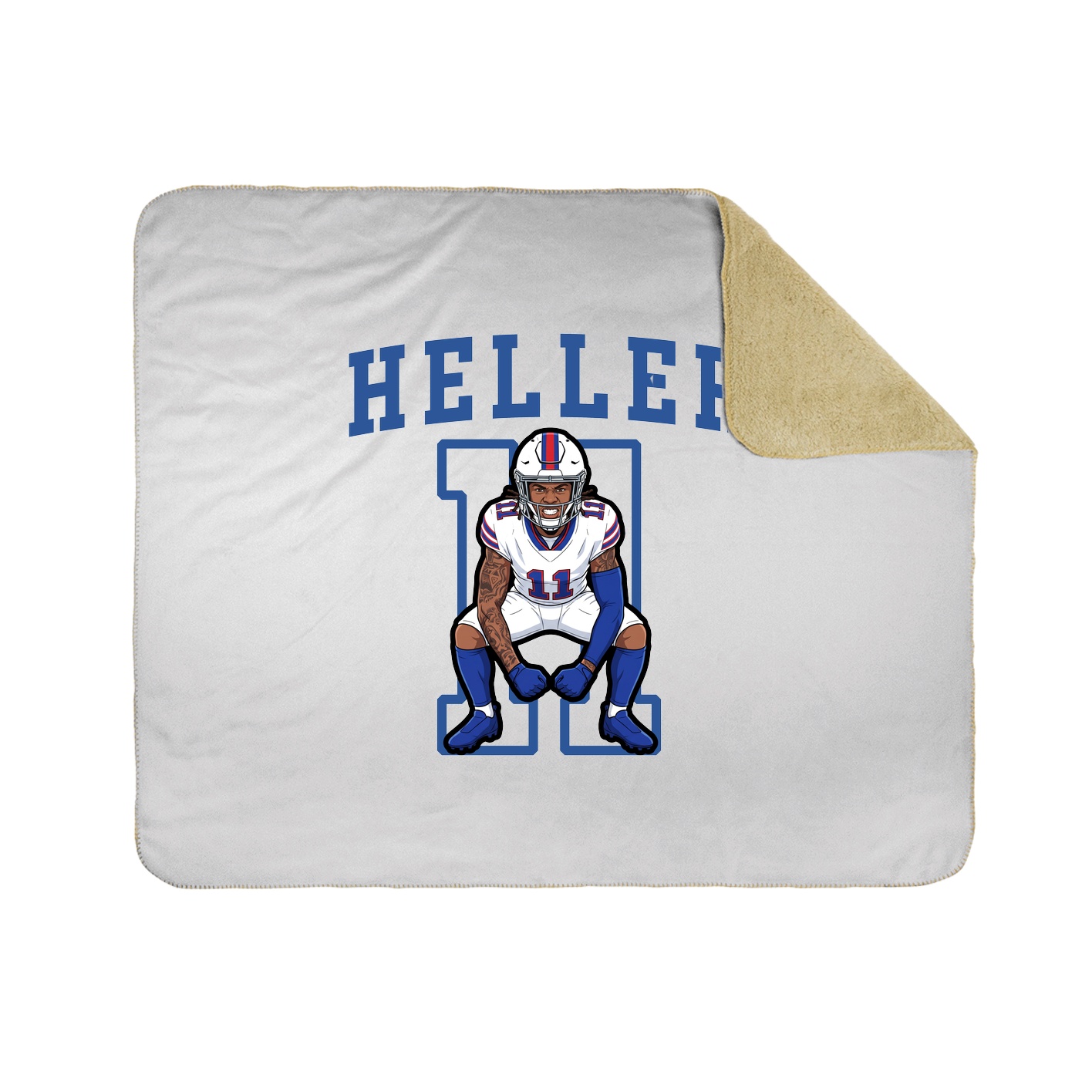 50x60 Sherpa Lined Throw Blanket