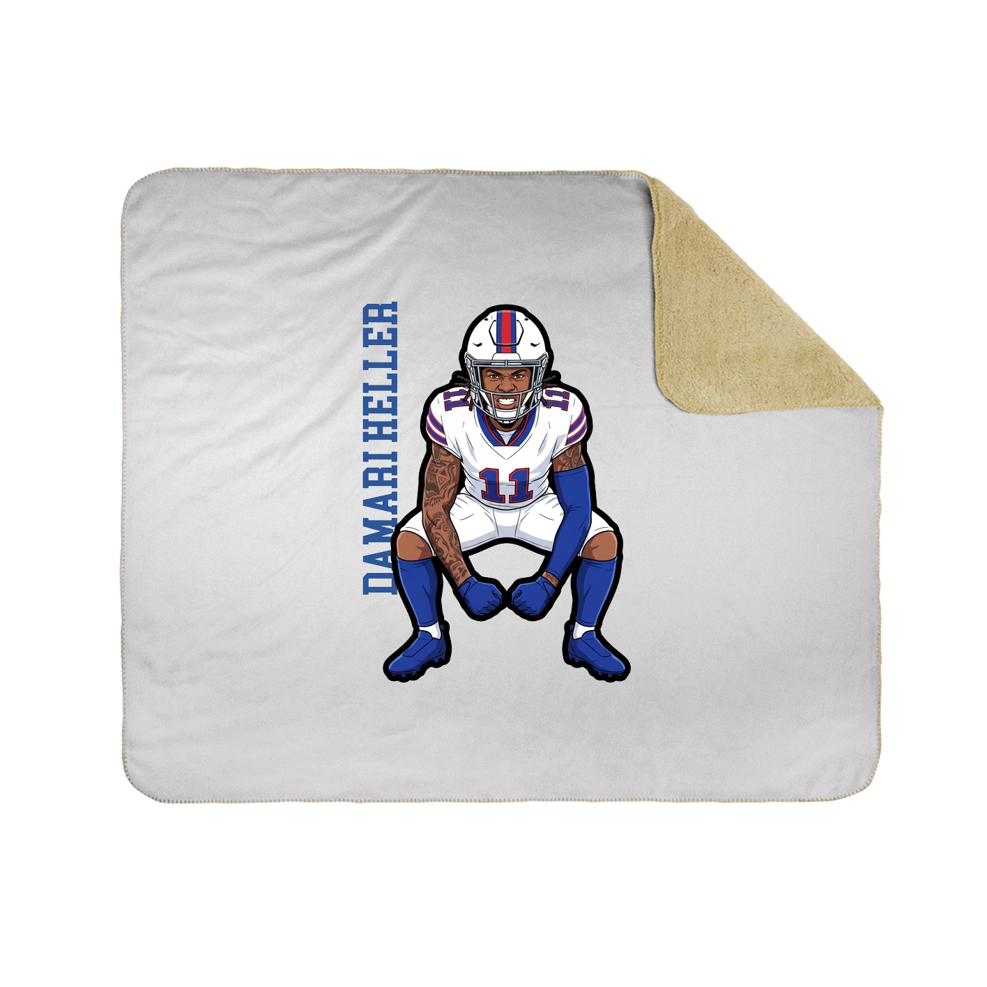 50x60 Sherpa Lined Throw Blanket