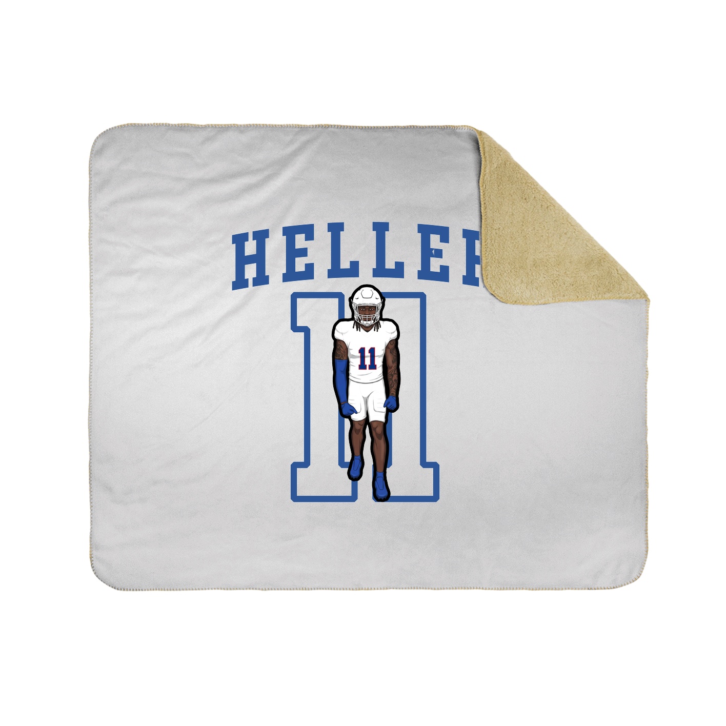 50x60 Sherpa Lined Throw Blanket