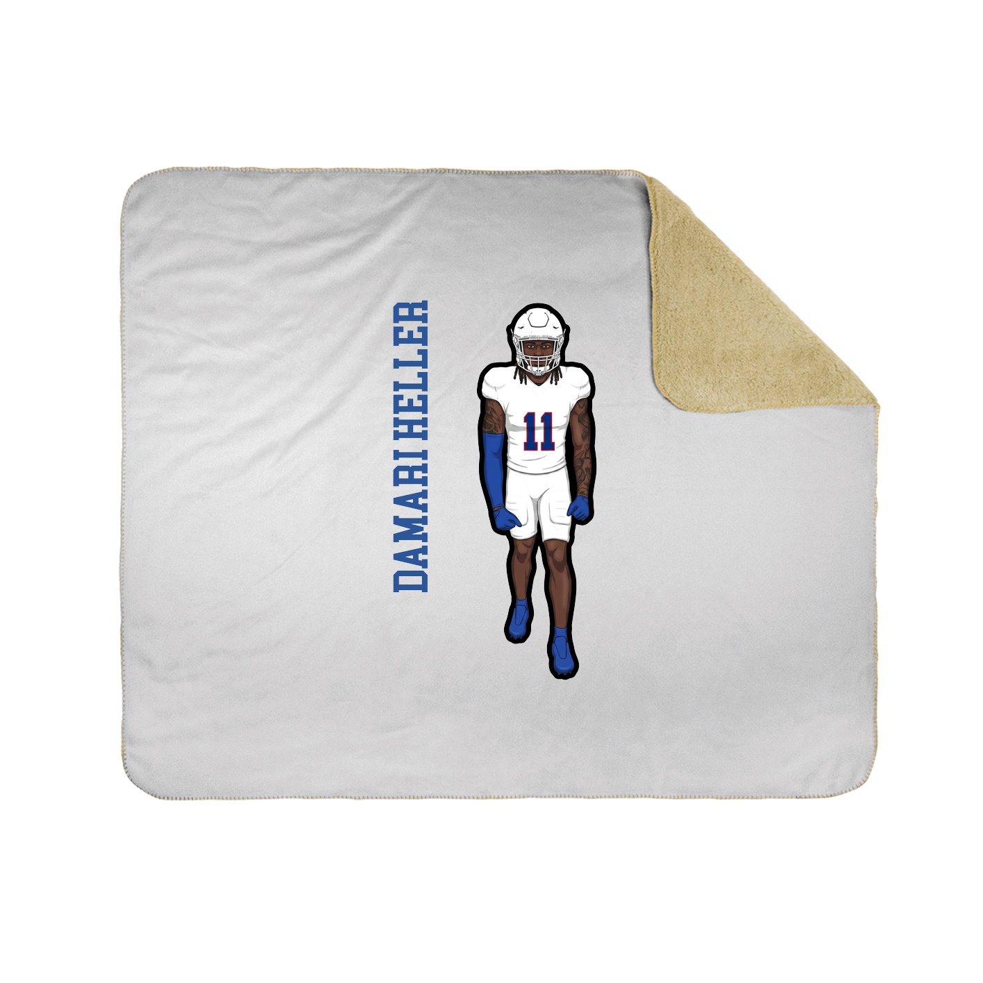 50x60 Sherpa Lined Throw Blanket