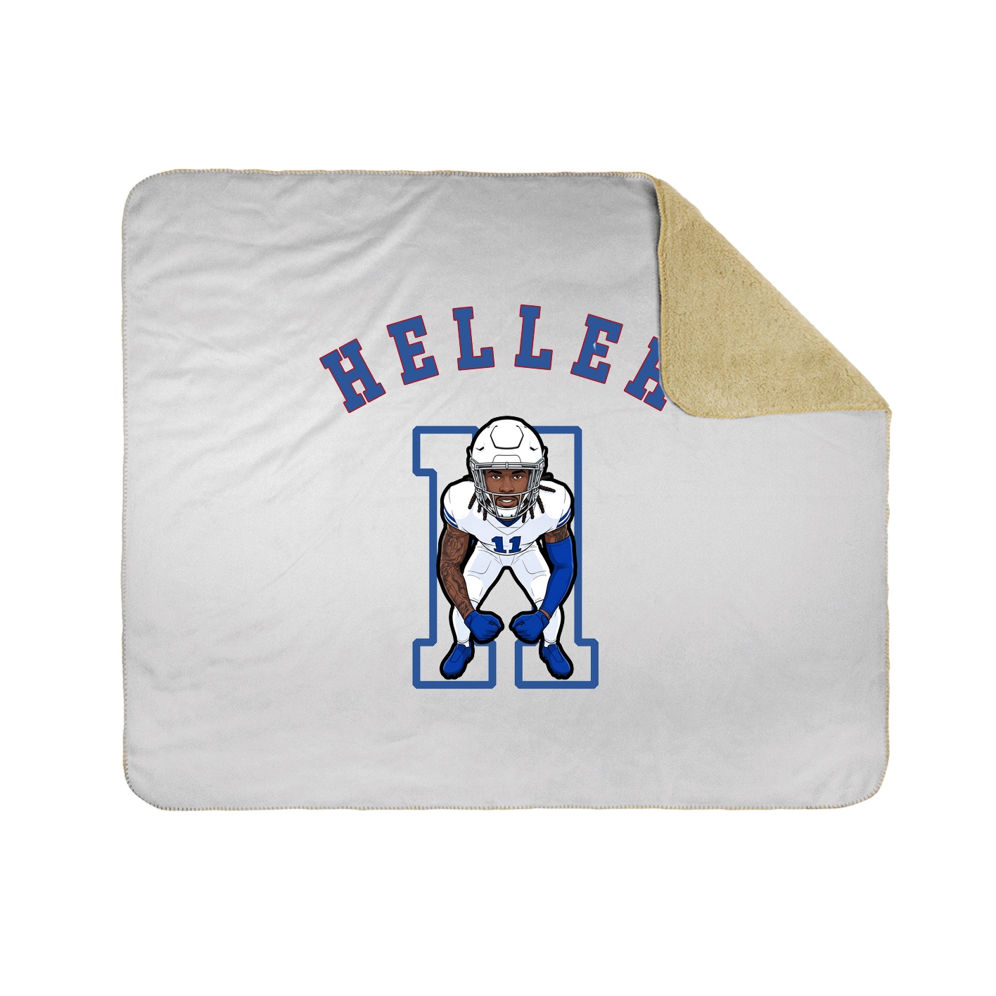 50x60 Sherpa Lined Throw Blanket