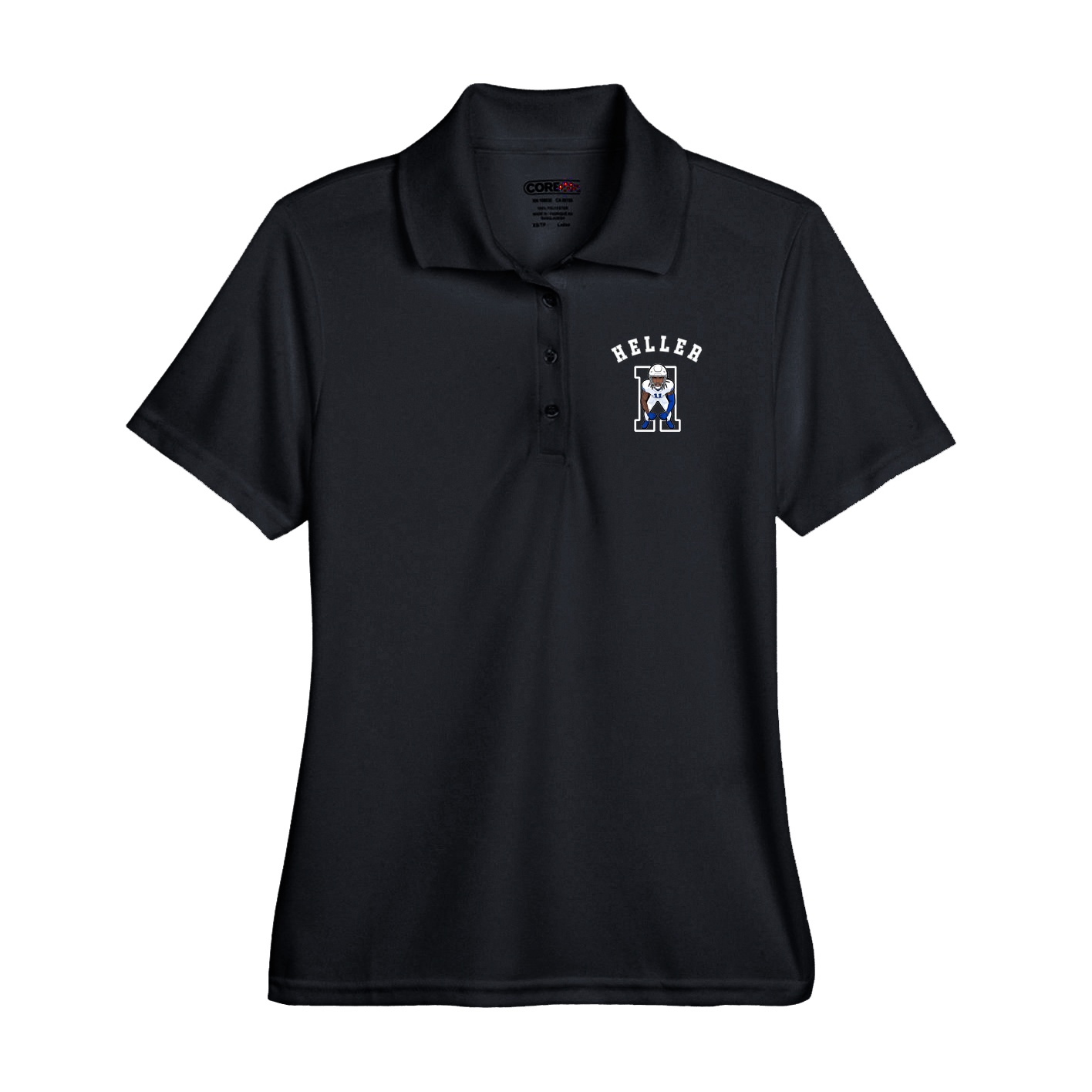 Performance Polo — Shirsey Arch in Black