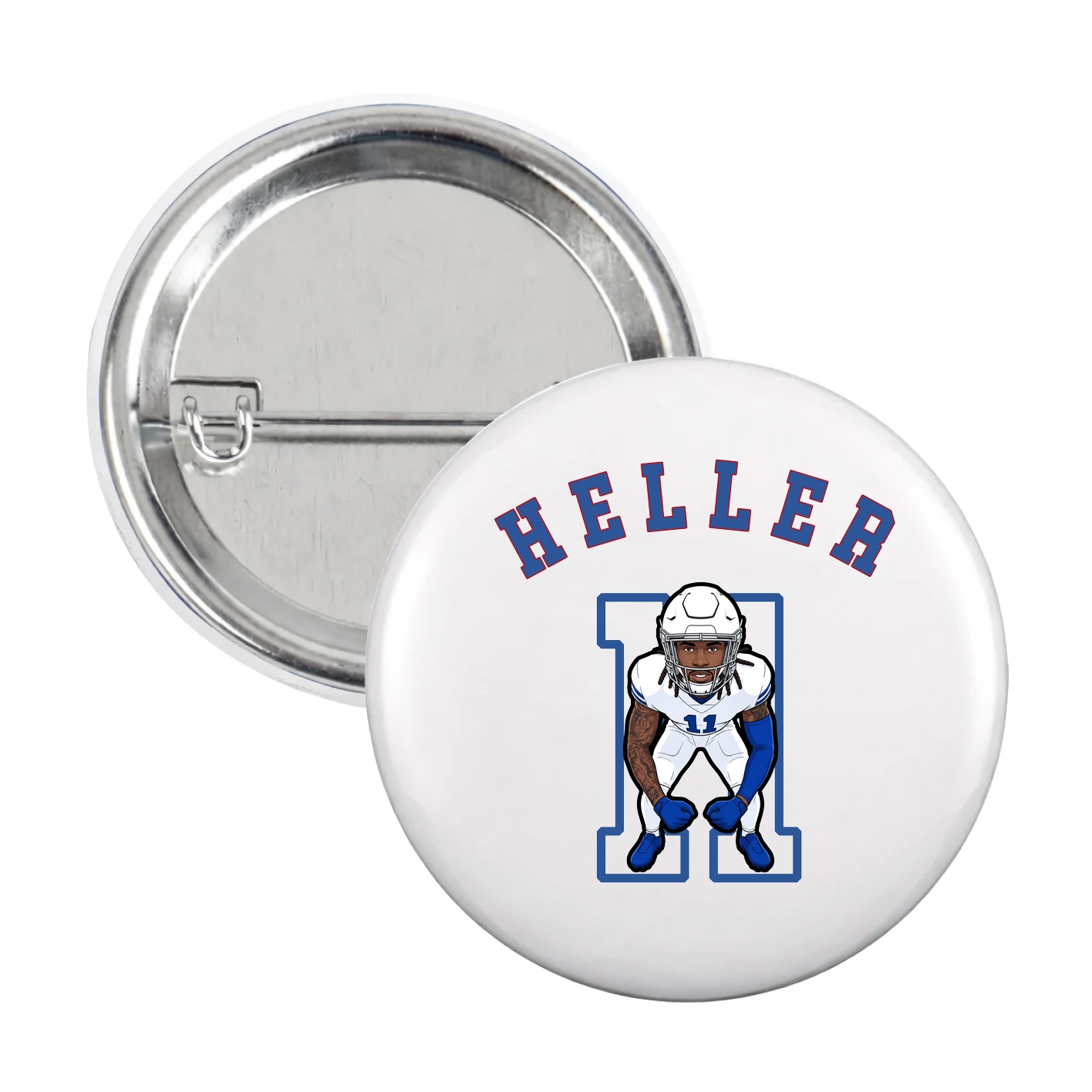 Game Day Button — Shirsey Arch in White