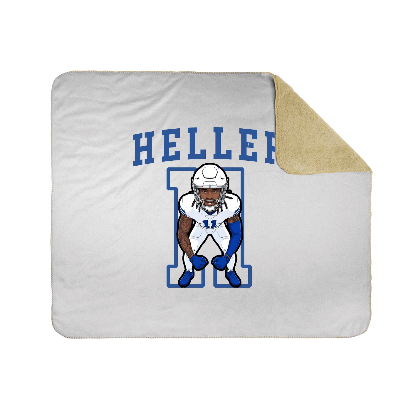 50x60 Sherpa Lined Throw Blanket