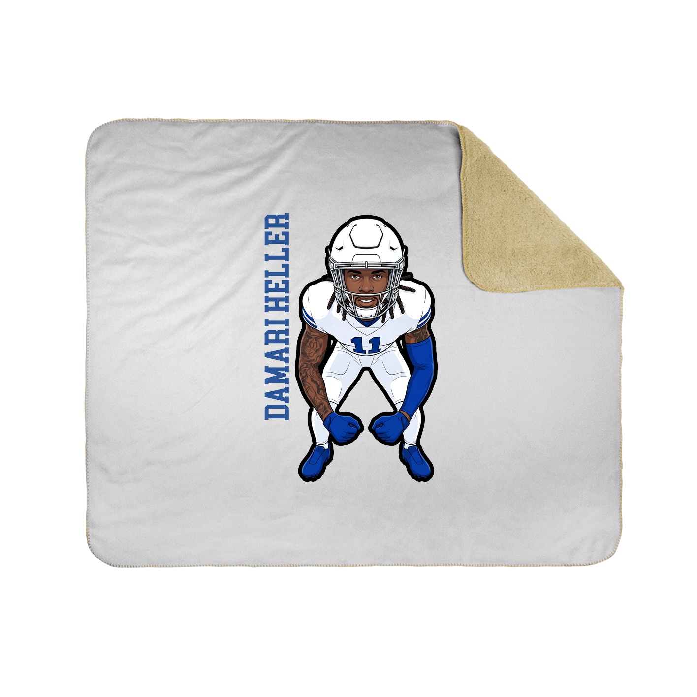 50x60 Sherpa Lined Throw Blanket