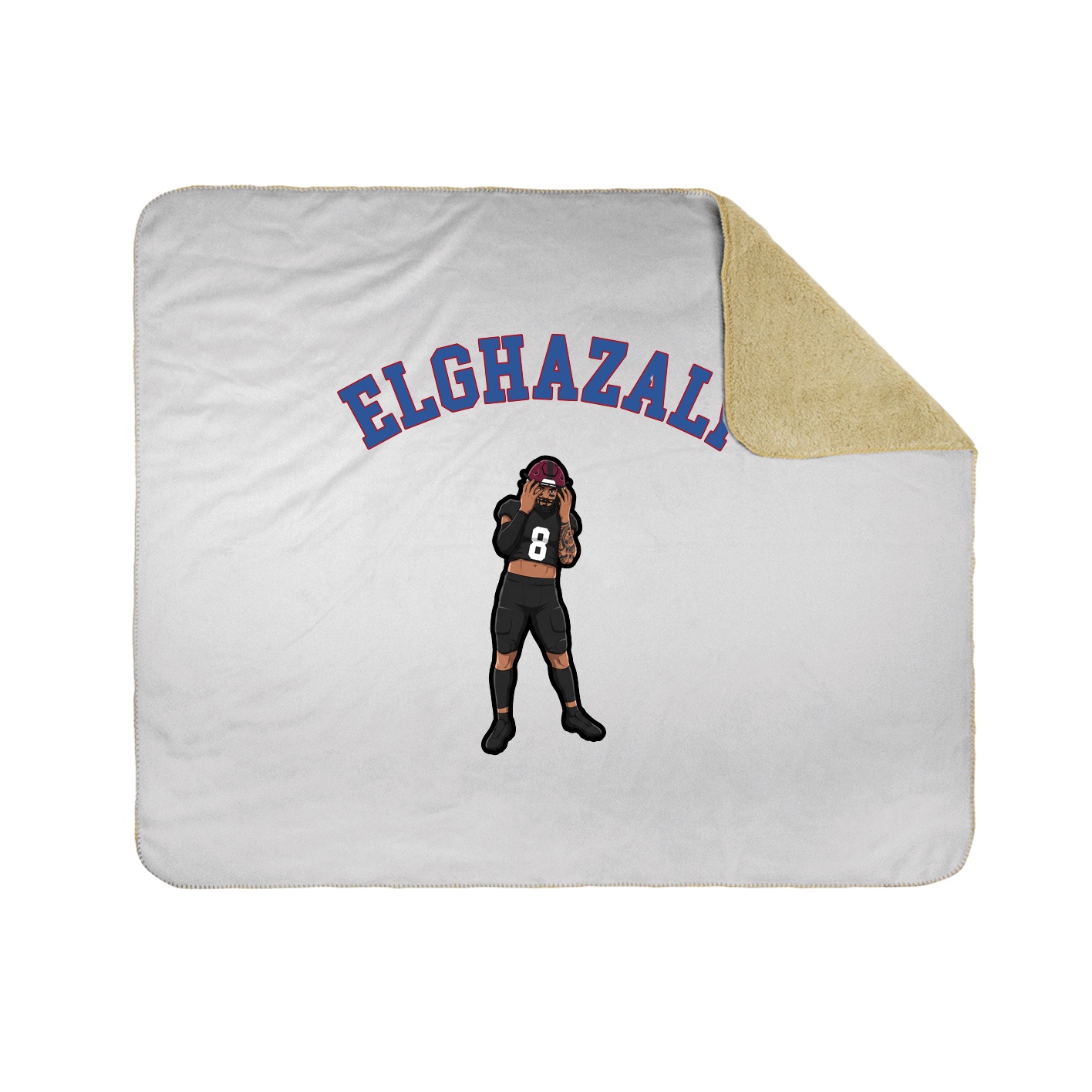 50x60 Sherpa Lined Throw Blanket