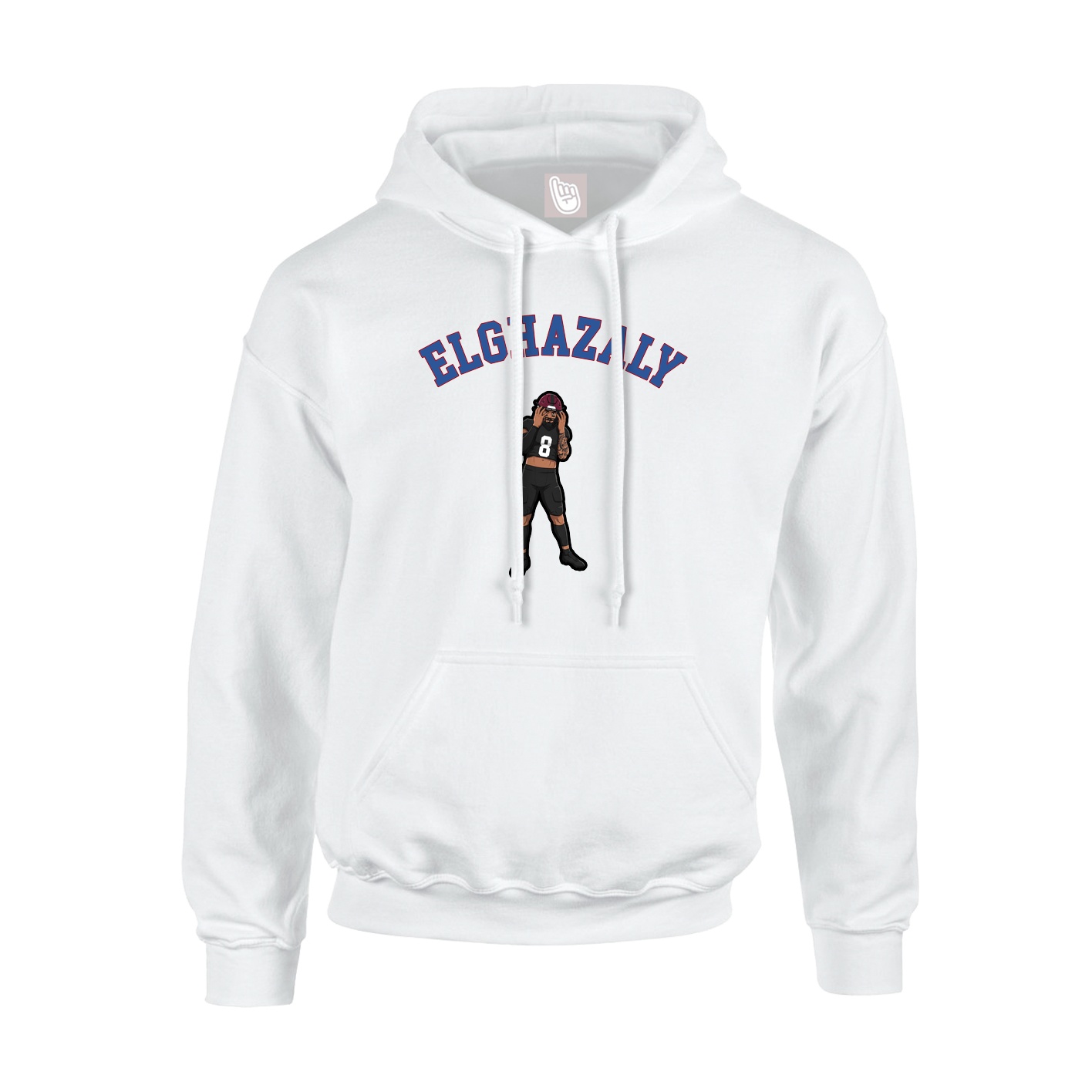 Youth Hoodie — Shirsey Arch in White