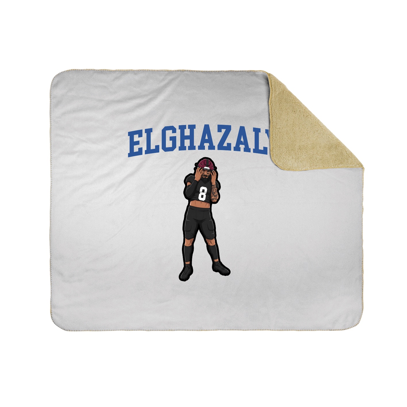 50x60 Sherpa Lined Throw Blanket