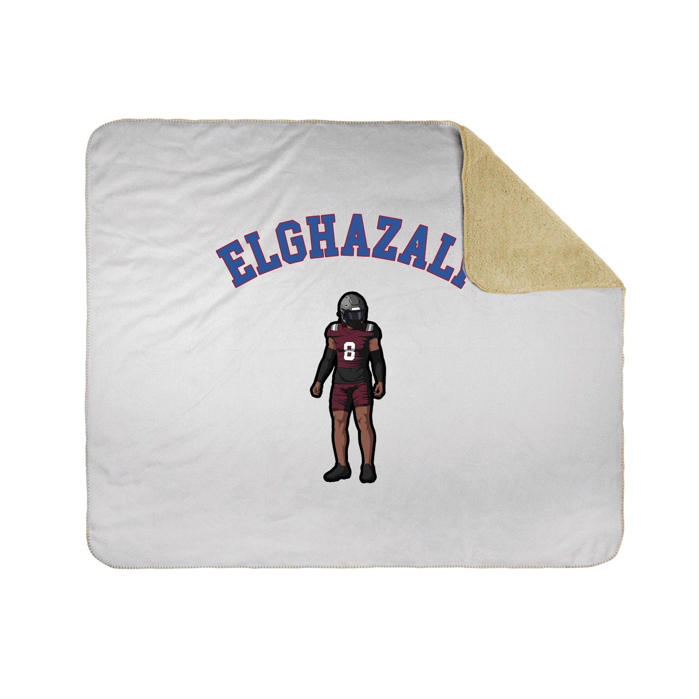 50x60 Sherpa Lined Throw Blanket