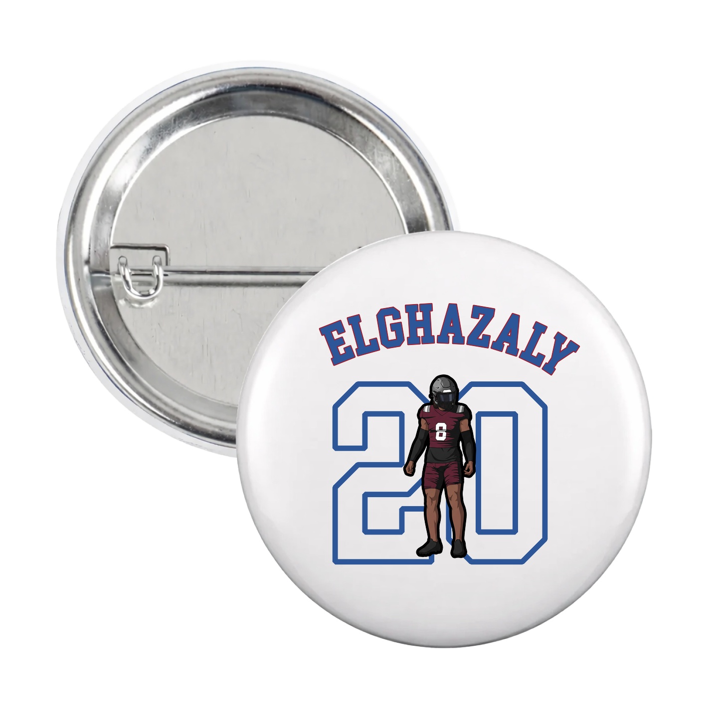 Game Day Button — Shirsey Arch in White