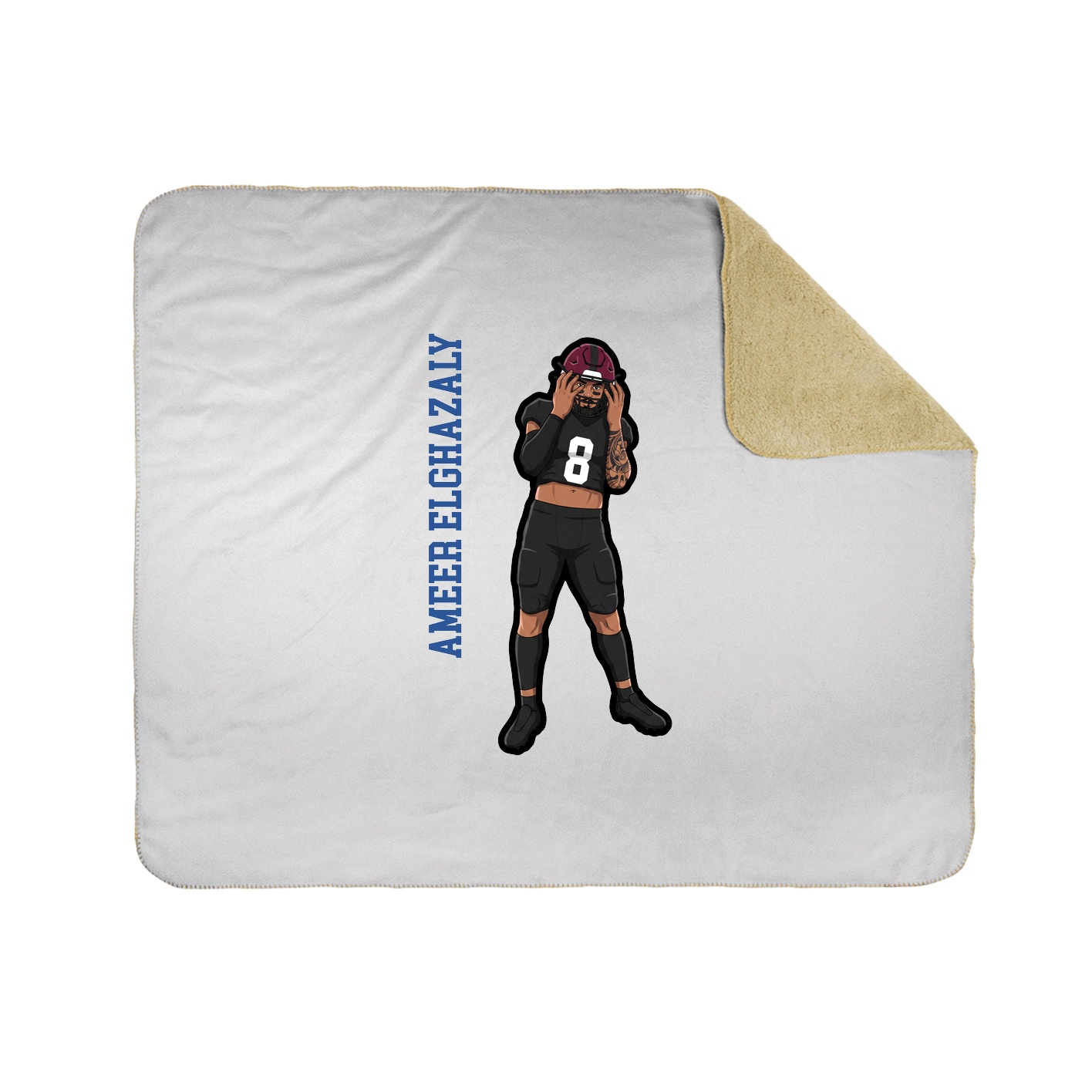 50x60 Sherpa Lined Throw Blanket