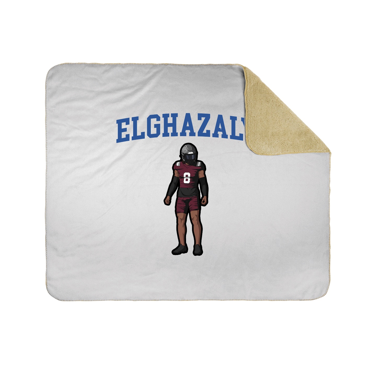 50x60 Sherpa Lined Throw Blanket