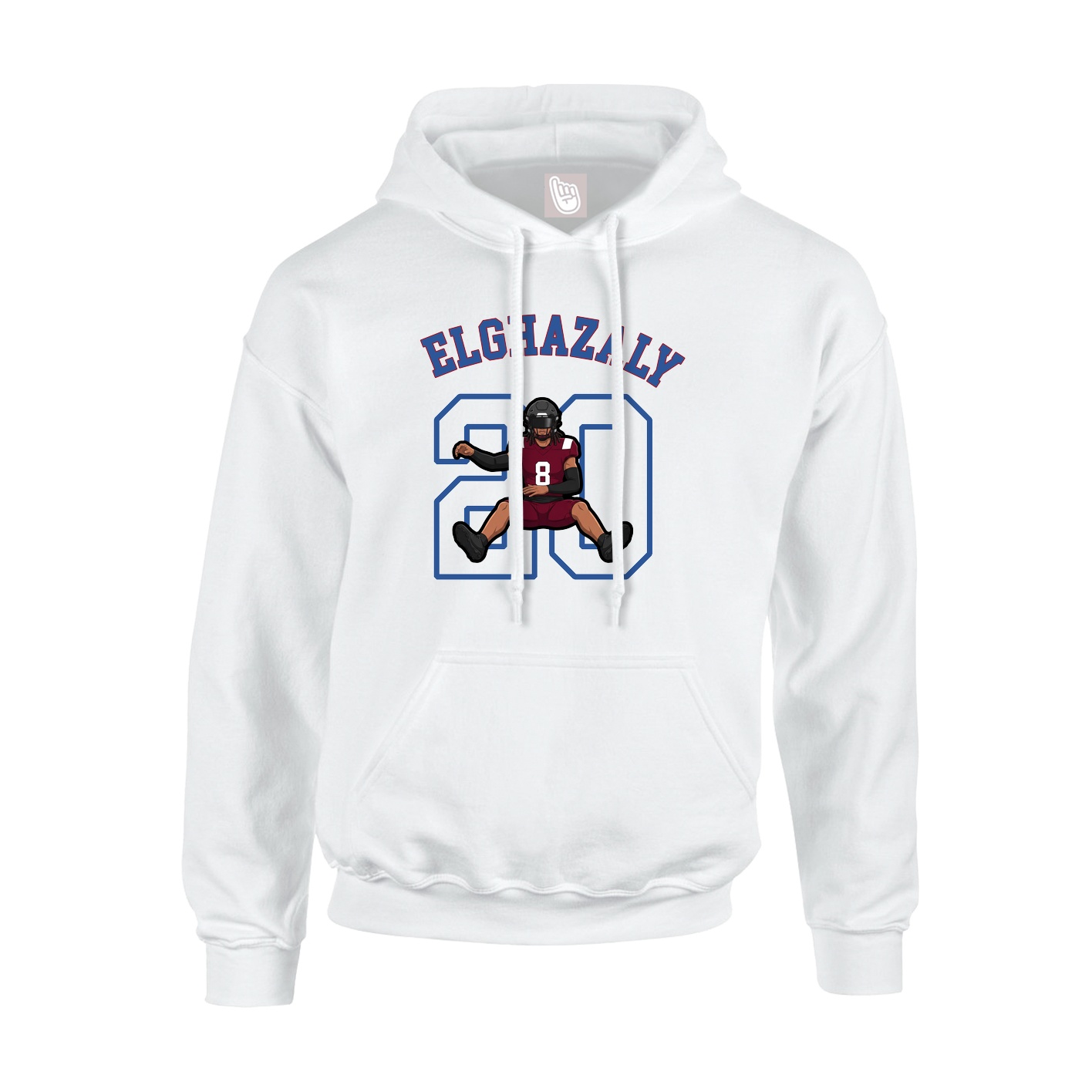 Hoodie — Shirsey Arch in White