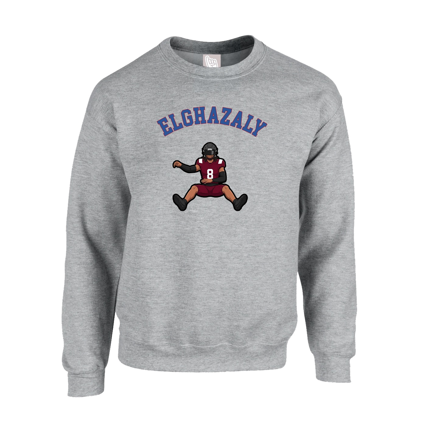 Fleece Crew — Shirsey Arch in Grey
