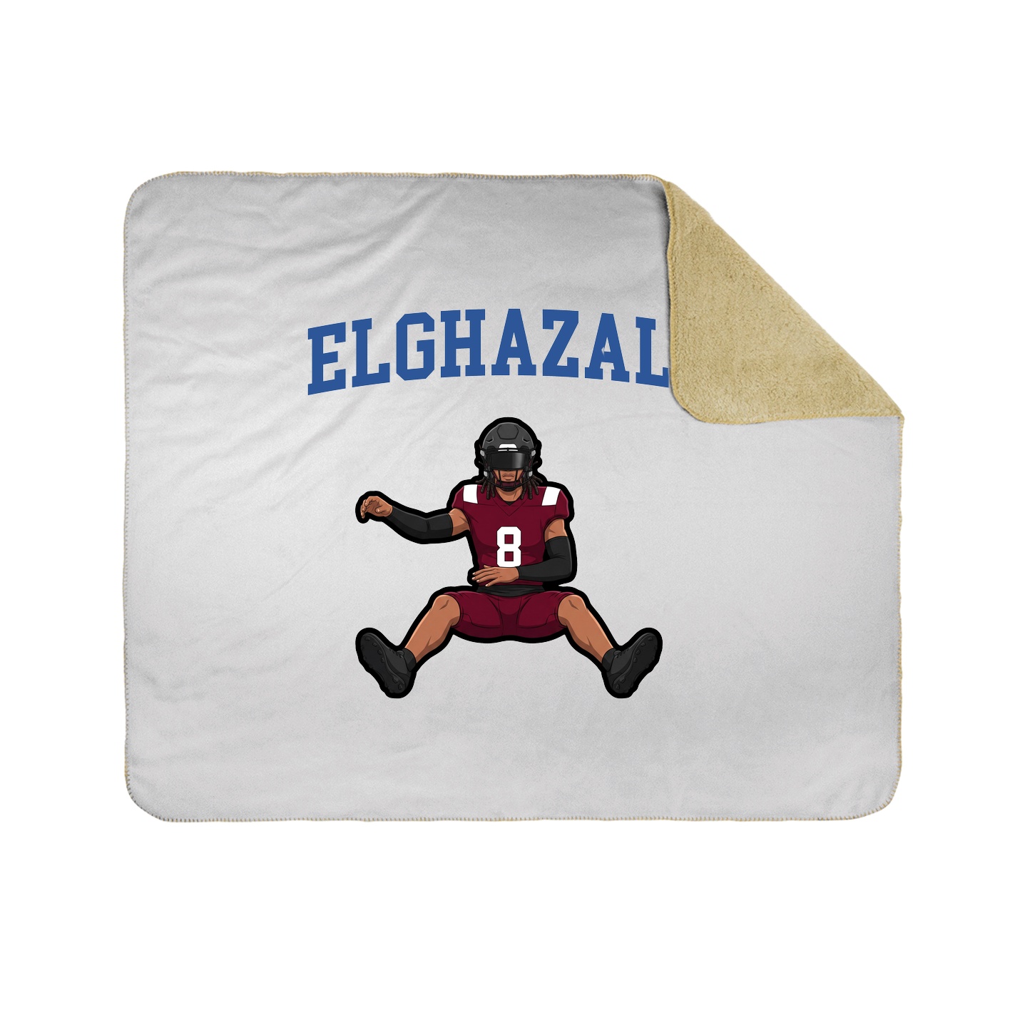 50x60 Sherpa Lined Throw Blanket