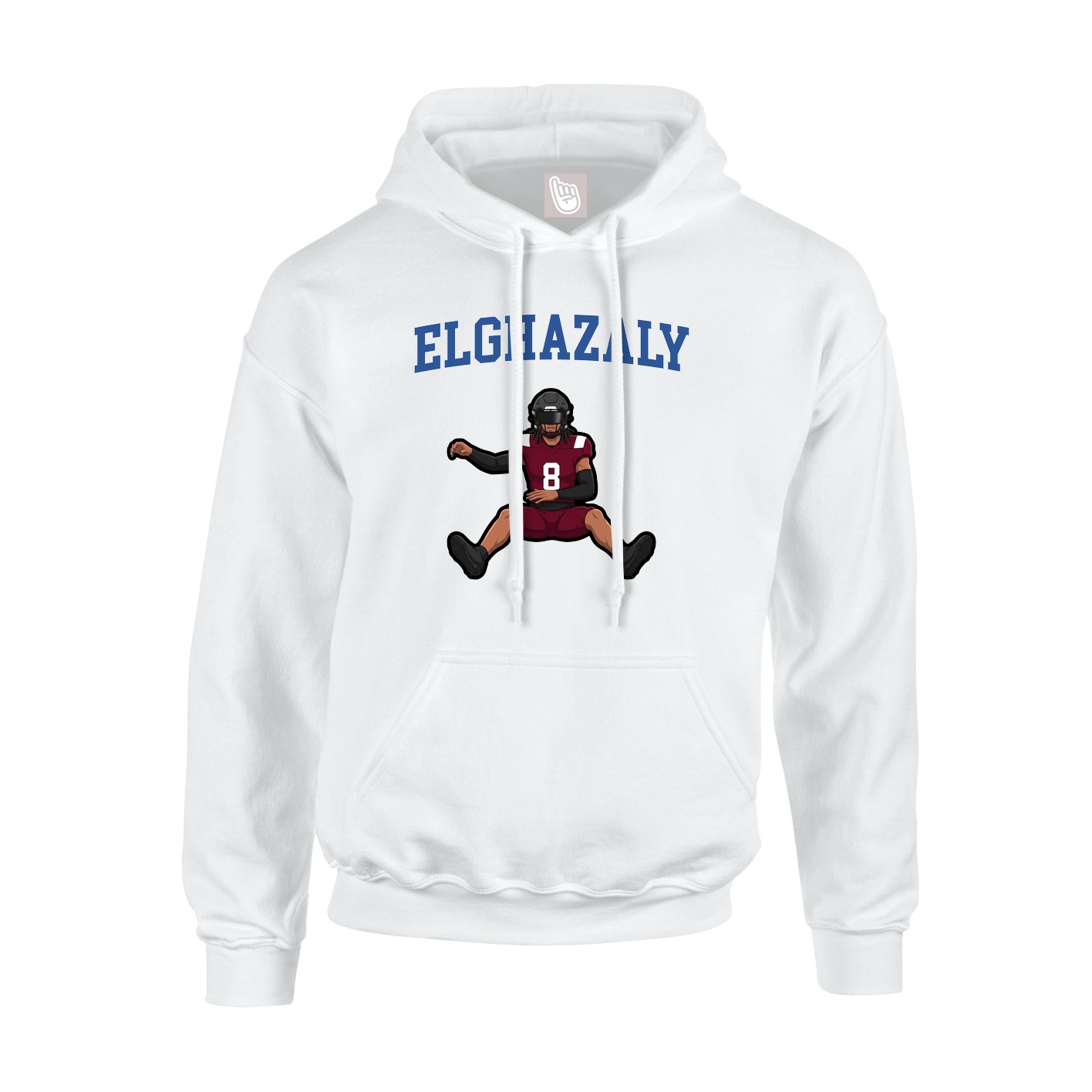 Hoodie — Shirsey in White