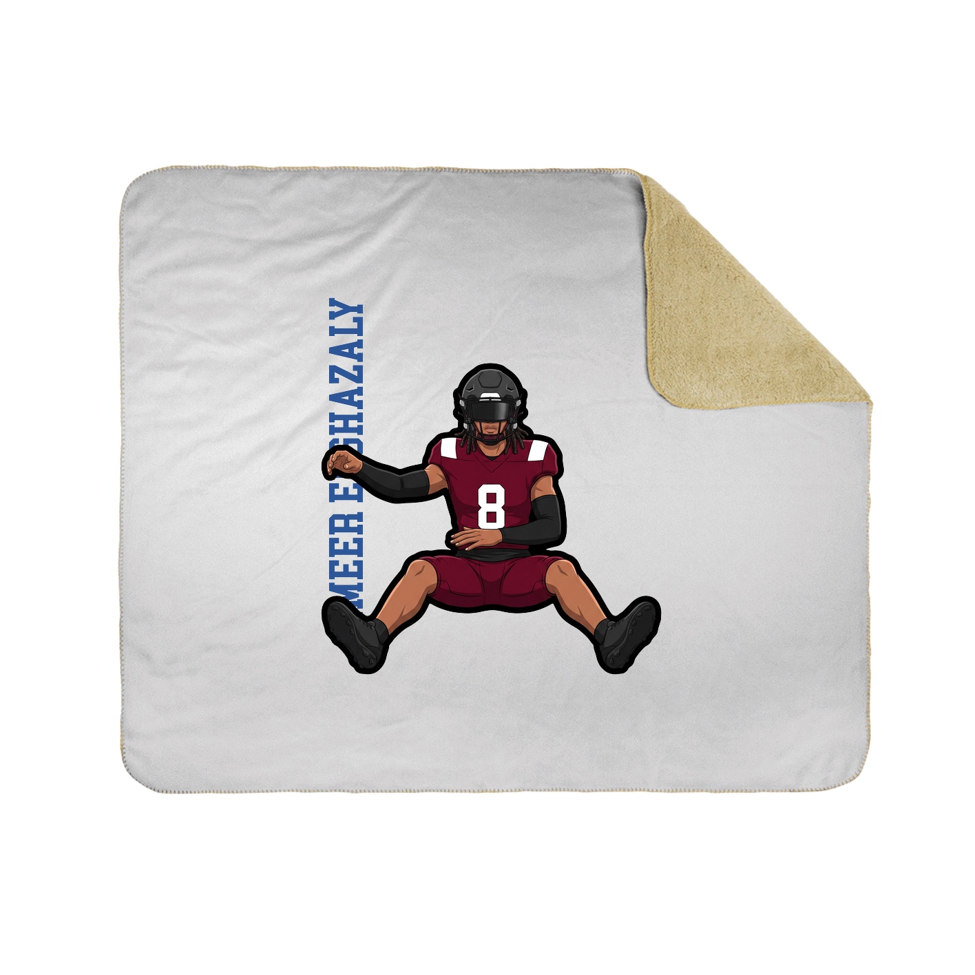 50x60 Sherpa Lined Throw Blanket