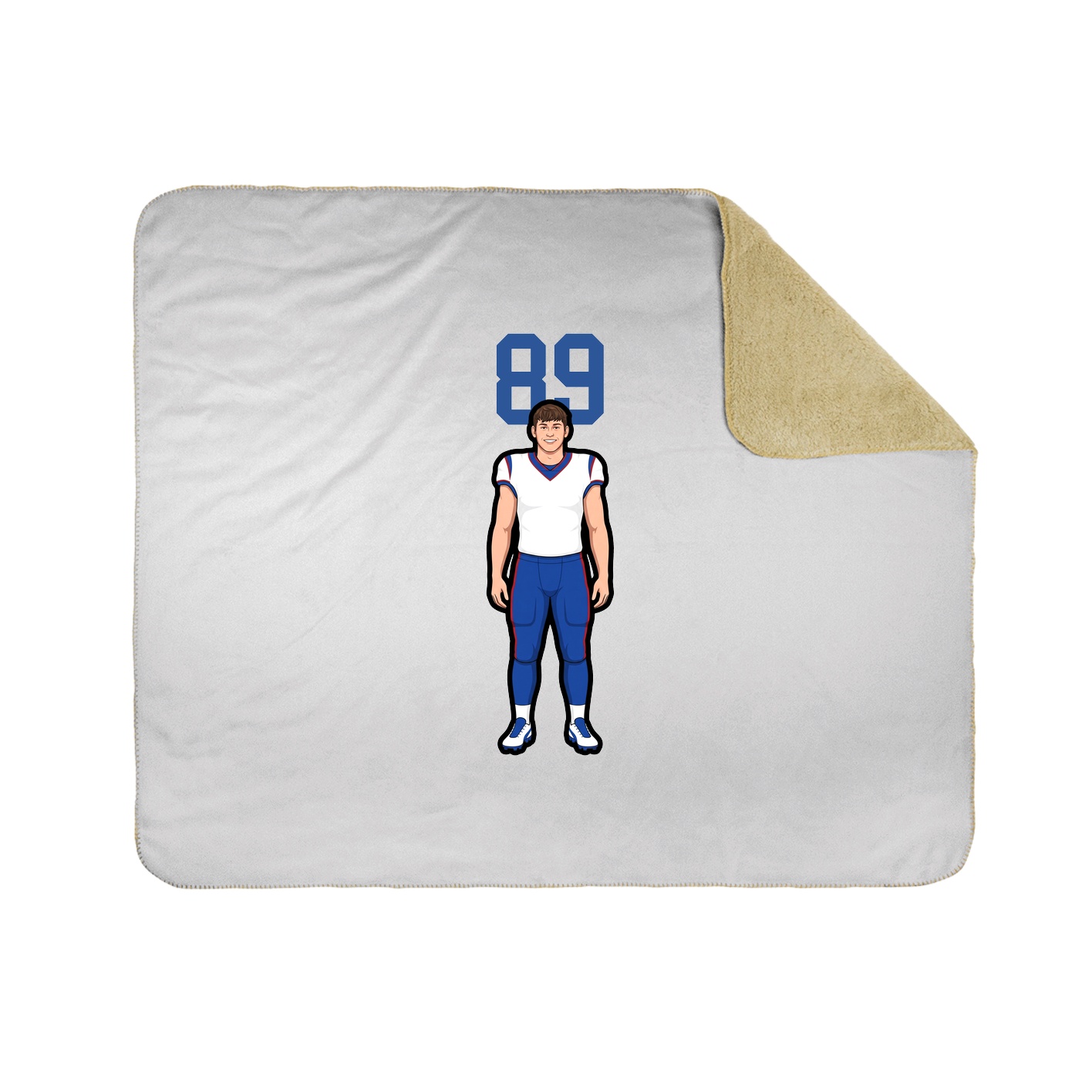 50x60 Sherpa Lined Throw Blanket