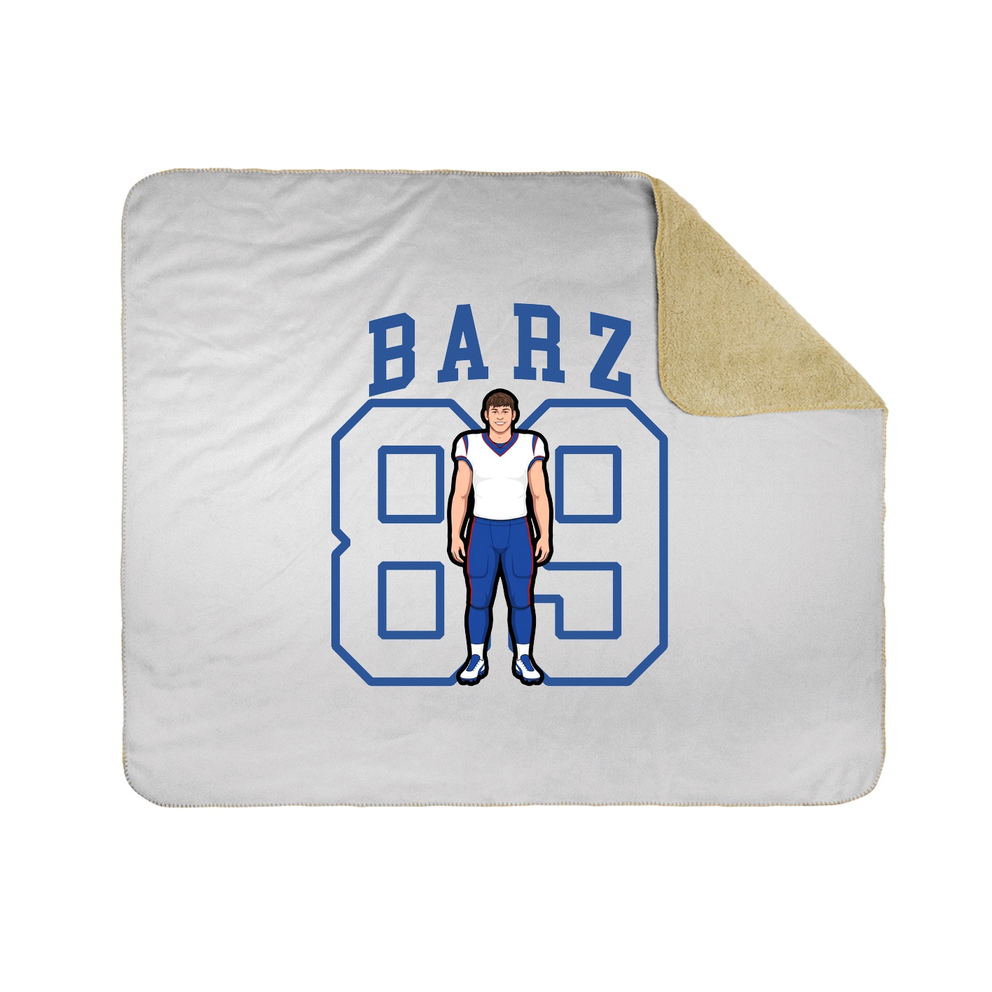 50x60 Sherpa Lined Throw Blanket