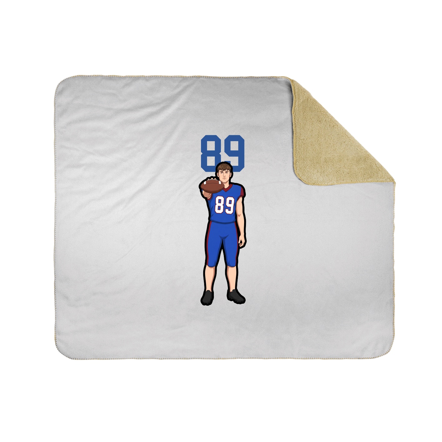 50x60 Sherpa Lined Throw Blanket