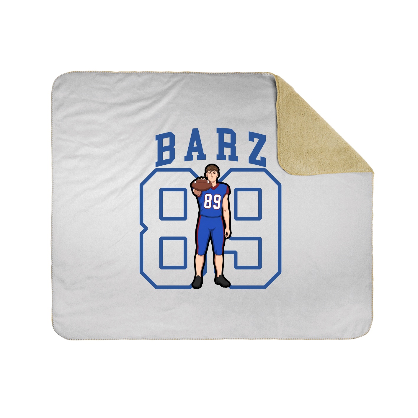 50x60 Sherpa Lined Throw Blanket