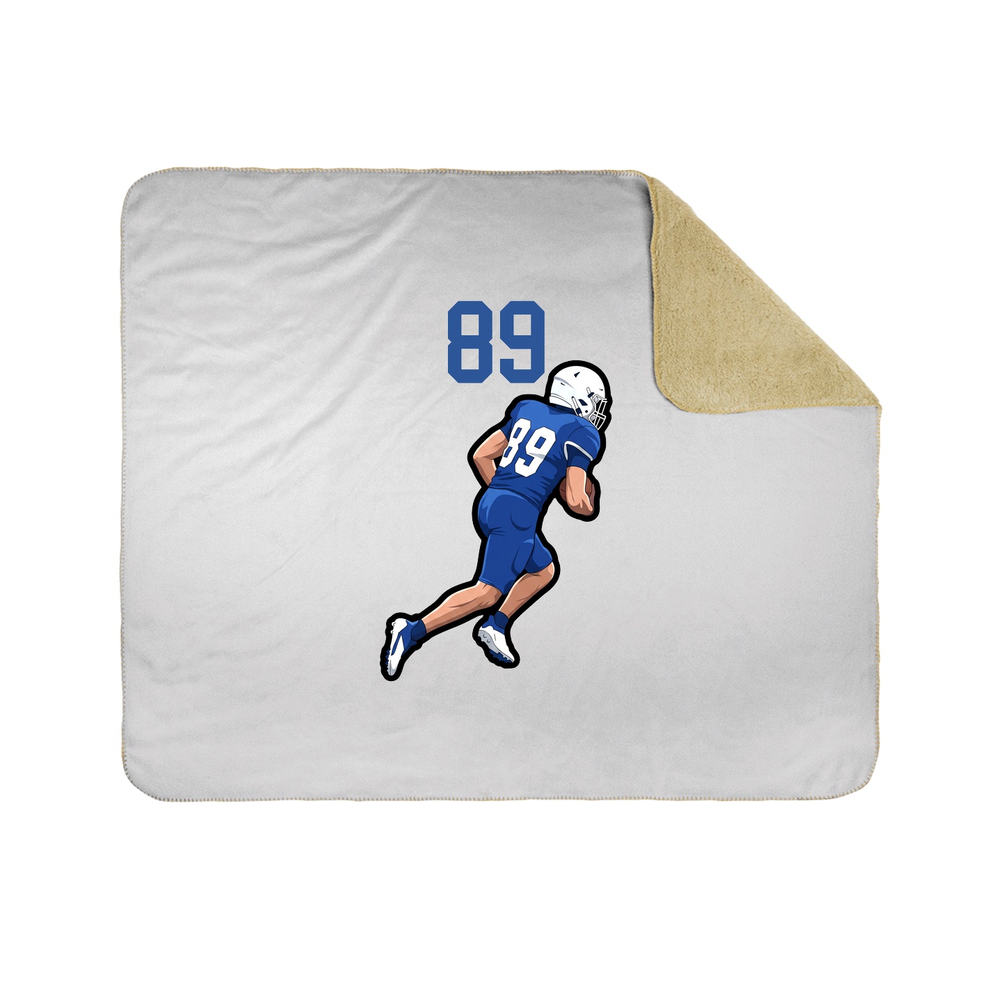 50x60 Sherpa Lined Throw Blanket