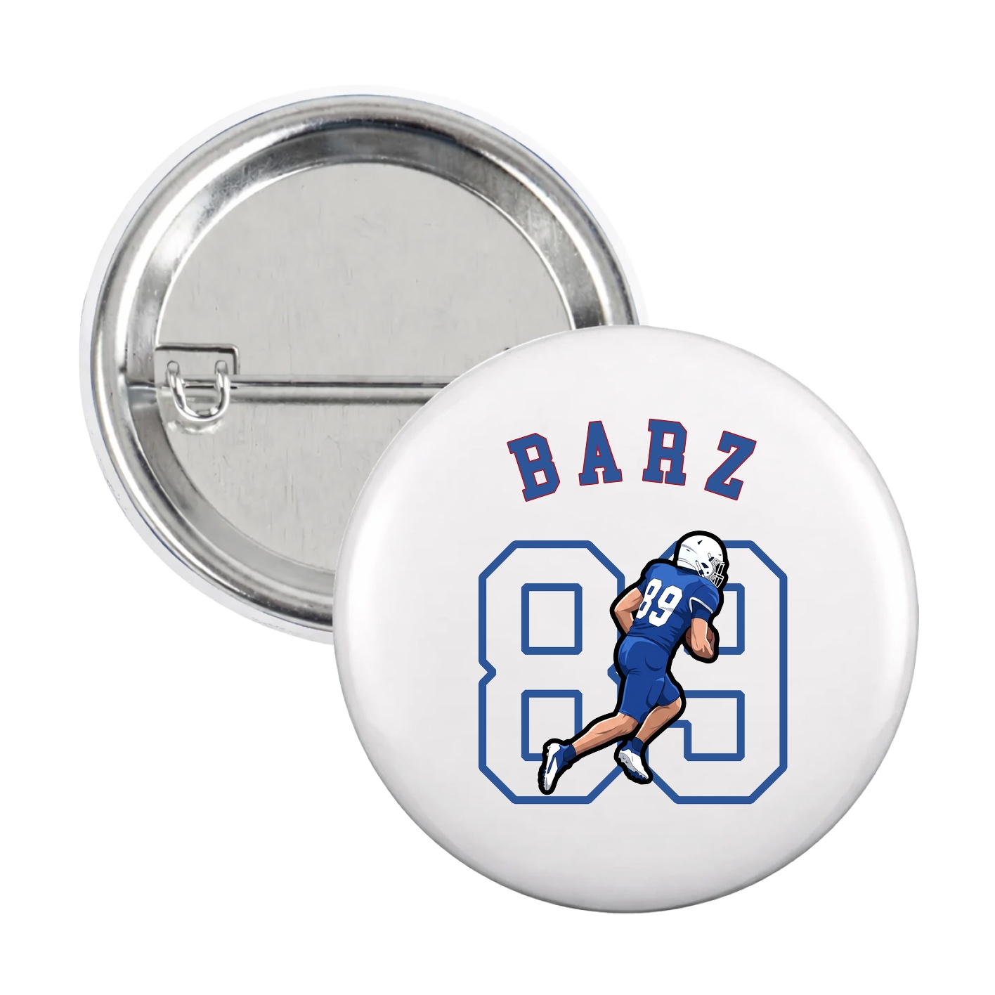Game Day Button — Shirsey Arch in White